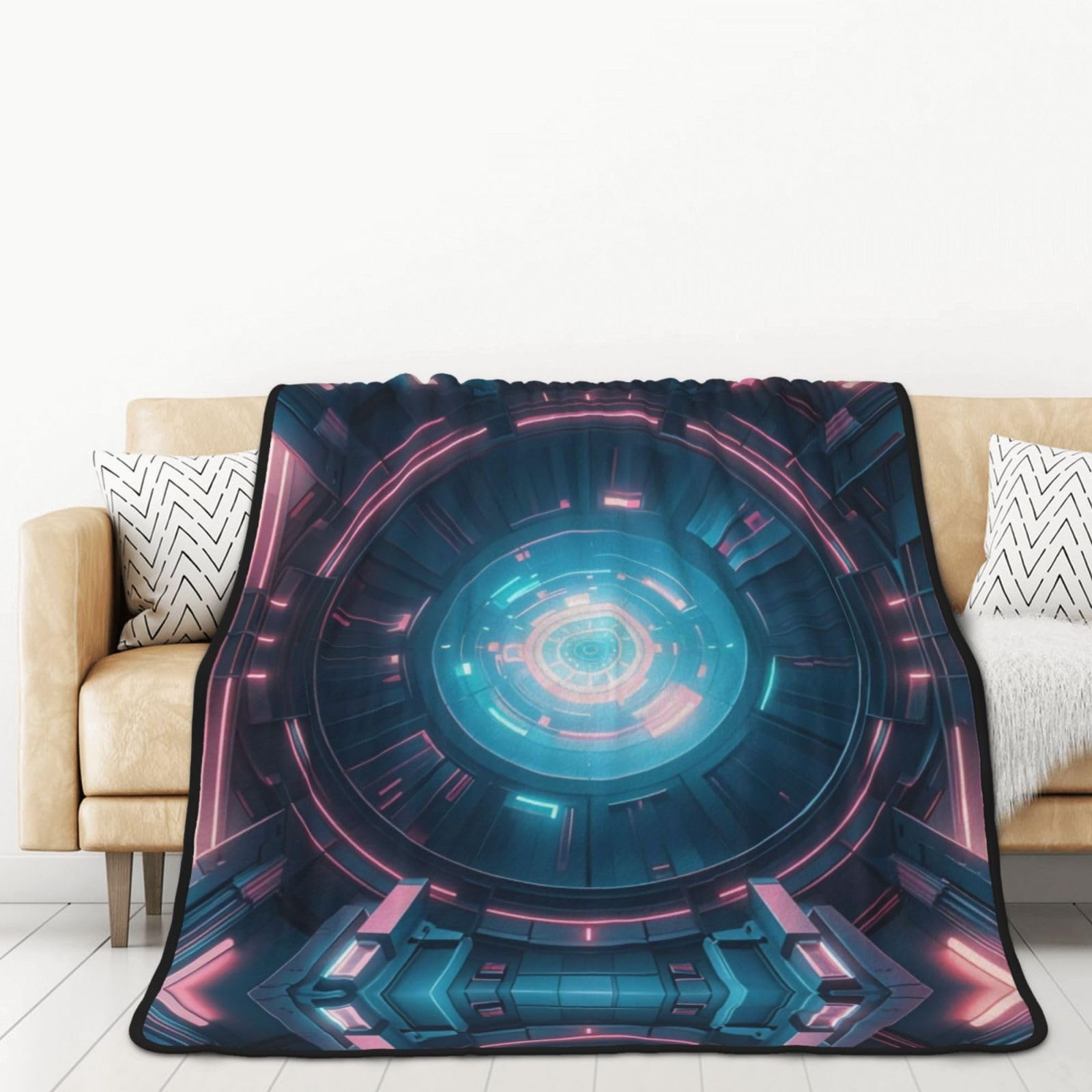 Couverture personnalisée en flanelle pour des soirées cocooning réussies