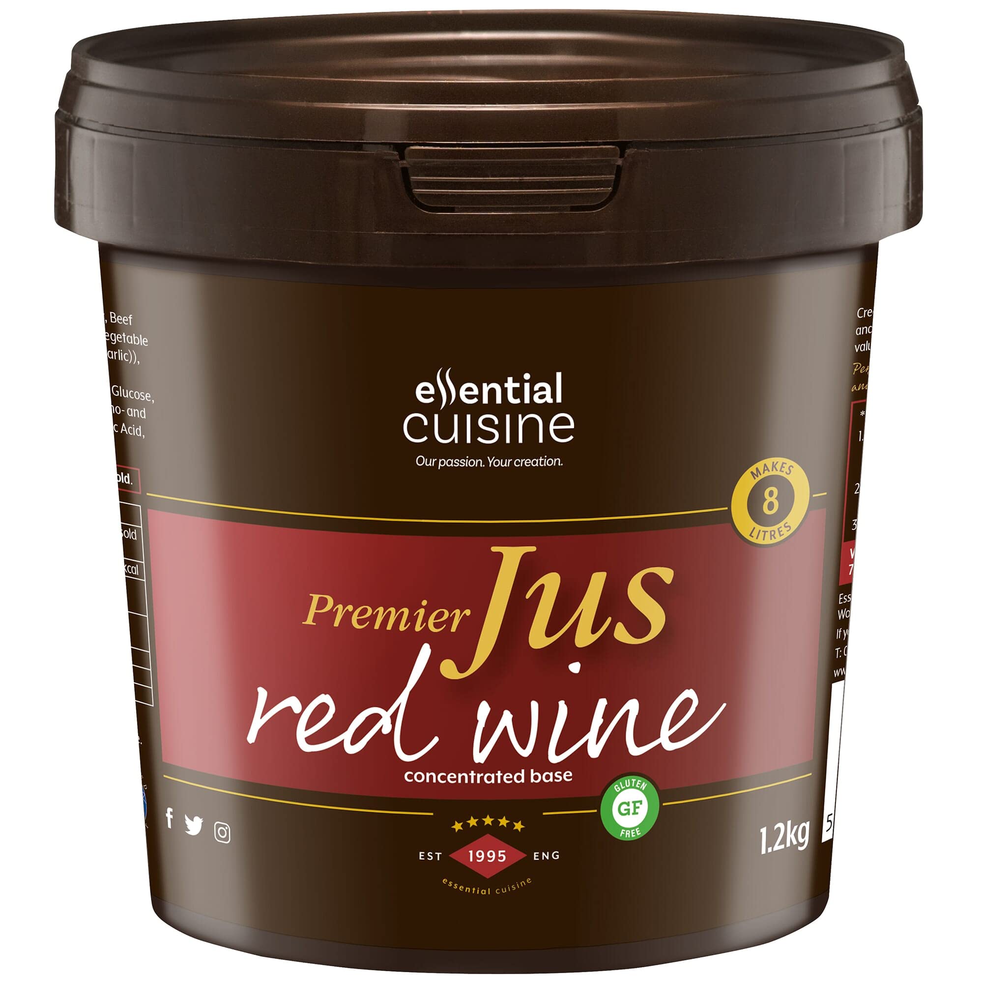 Essential Cuisine Premier Red Wine Jus - 1x1.2kg