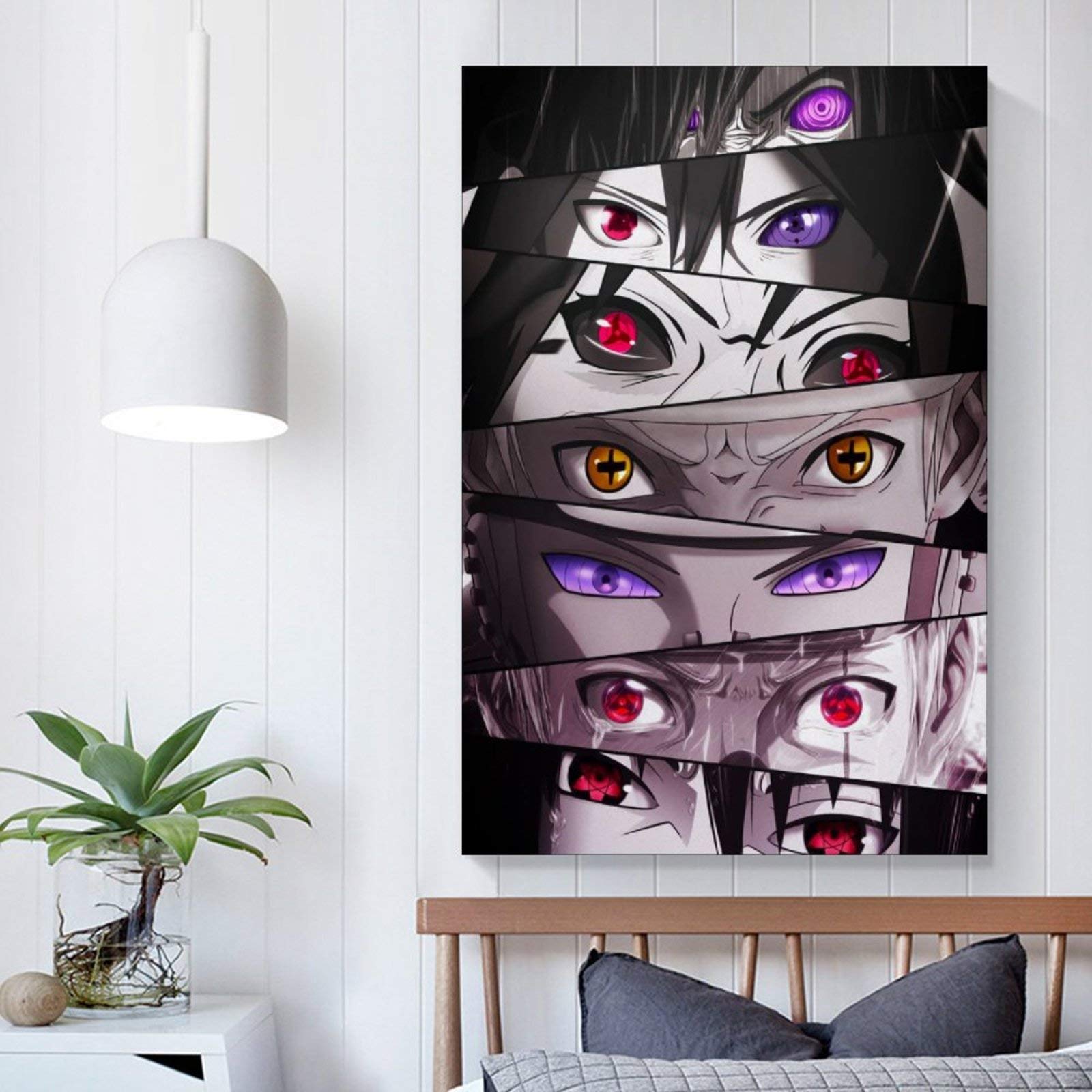 Générique Affiche en toile de dessin animé Naruto Bijuu Kurama Kyuubi, décor de chambre à coucher, bureau, dortoir, cadeau, Art mural mignon Encadrée 40x60cm Générique Affiche en toile de dessin animé Naruto Bijuu Kurama Kyuubi, décor de chambre à coucher, bureau, dortoir, cadeau, Art mural mignon Encadrée 40x60cm
