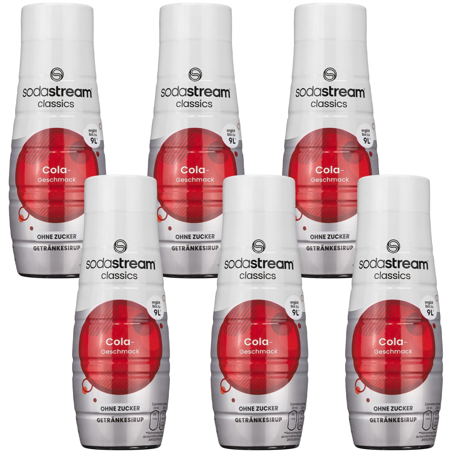 Sodastream 6x SYROP COLA ZERO BEZ CUKRU KONCENTRAT DO 9 LITRÓW