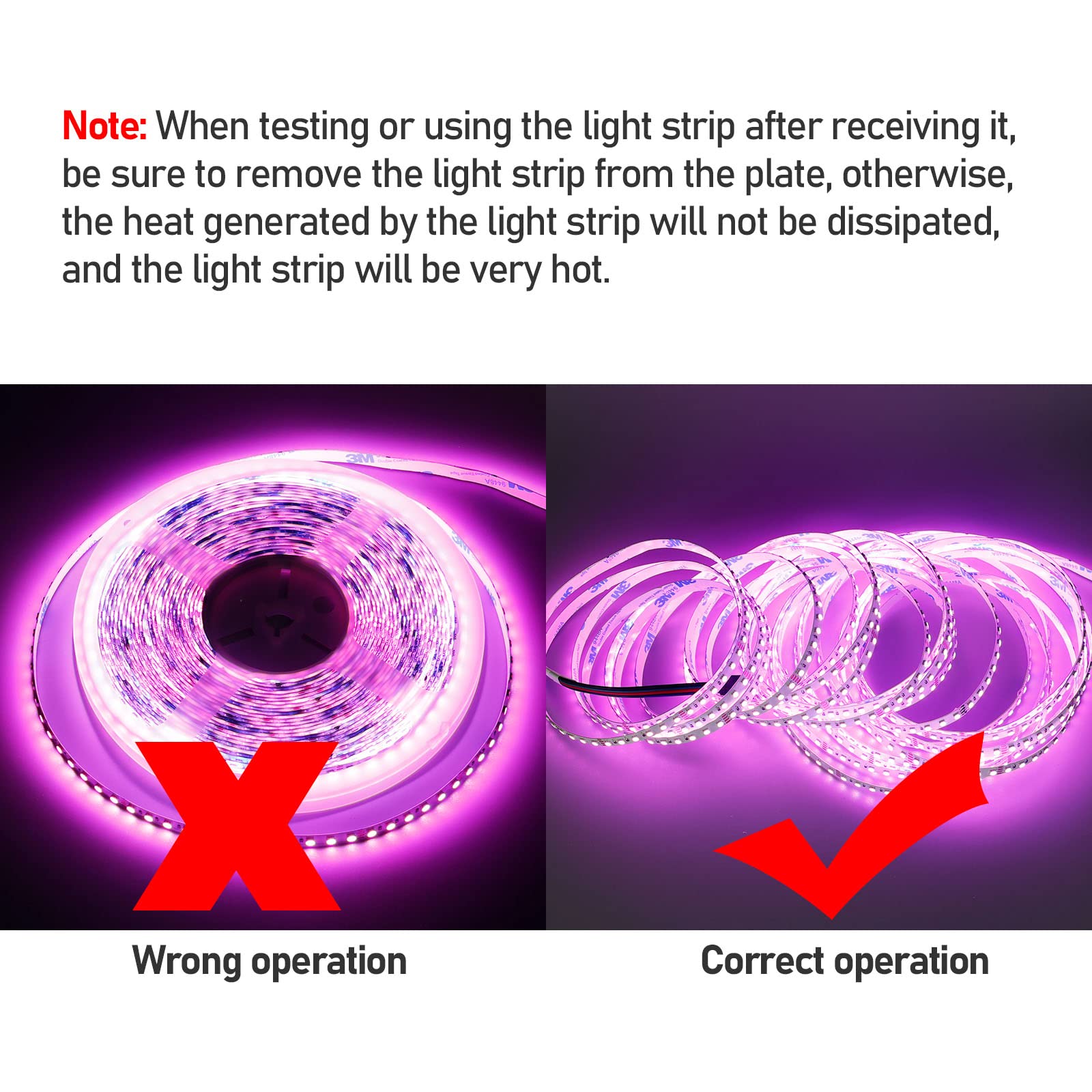 GOMING 10M 24V RGB Striscia LED 120W Flessibile Alta Densità 1200 LEDs Alta Luminosità Non Impermeabile IP20 Nastri LED per Decorazione Interna(RGB Controller e Alimentatore Non Inclusi)