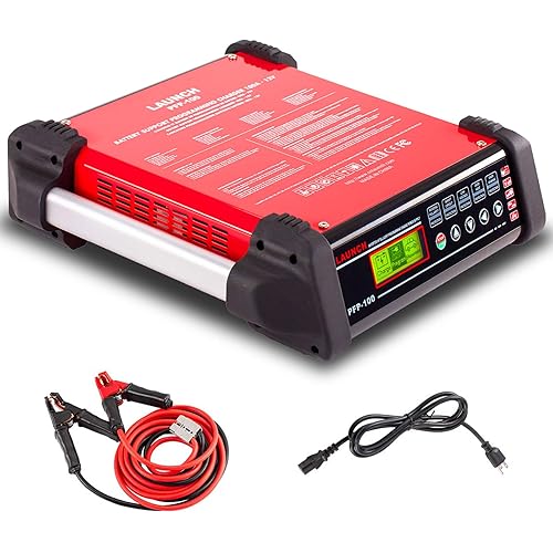 LAUNCH X431 PFP-100 Vehicle Flash Reprogramming Power Supply with Charging Mode, Programming Mode, Showroom Mode, Repair Mode and Starting Mode Car Battery Programming Flash Power