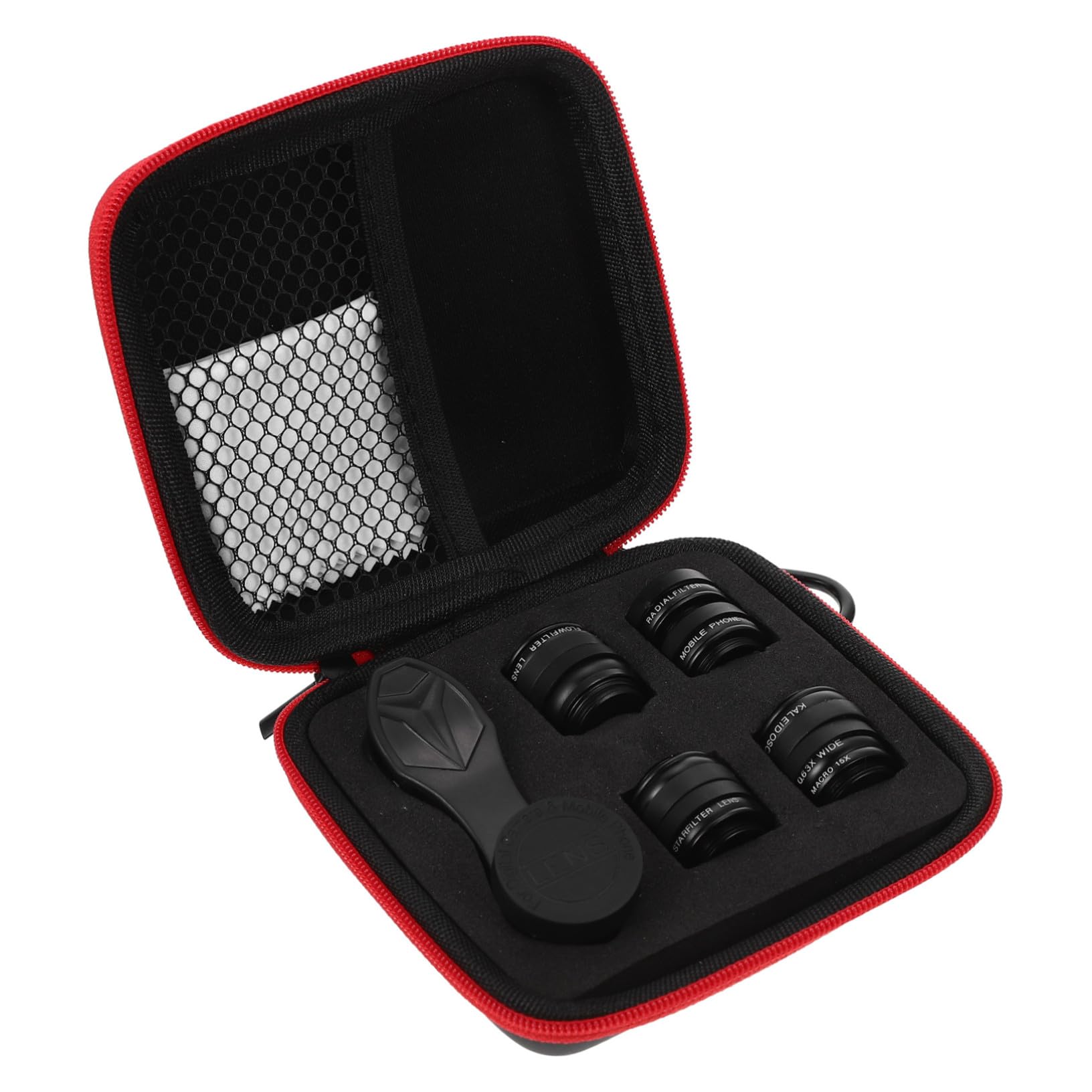 Lentes para Cámara de Móvil Gran y Macro con Clip Efectos Especiales Profesionales Diseño Metálico Resistente Compatible Mayoría de Smartphones Fácil Instalación Rápida