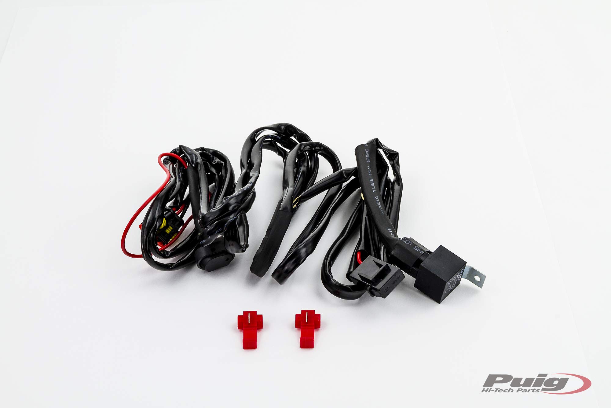Puig 3541N SPARE KIT WIRES + SWITCH FOR AUX. LIGHTS C/BLACK