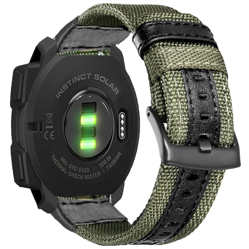 時計 GARMIN UltraFit 2 Nylon Strap 22mm Garmin UltraFit Nylon 22mm Straps, Gray - Walmart.com