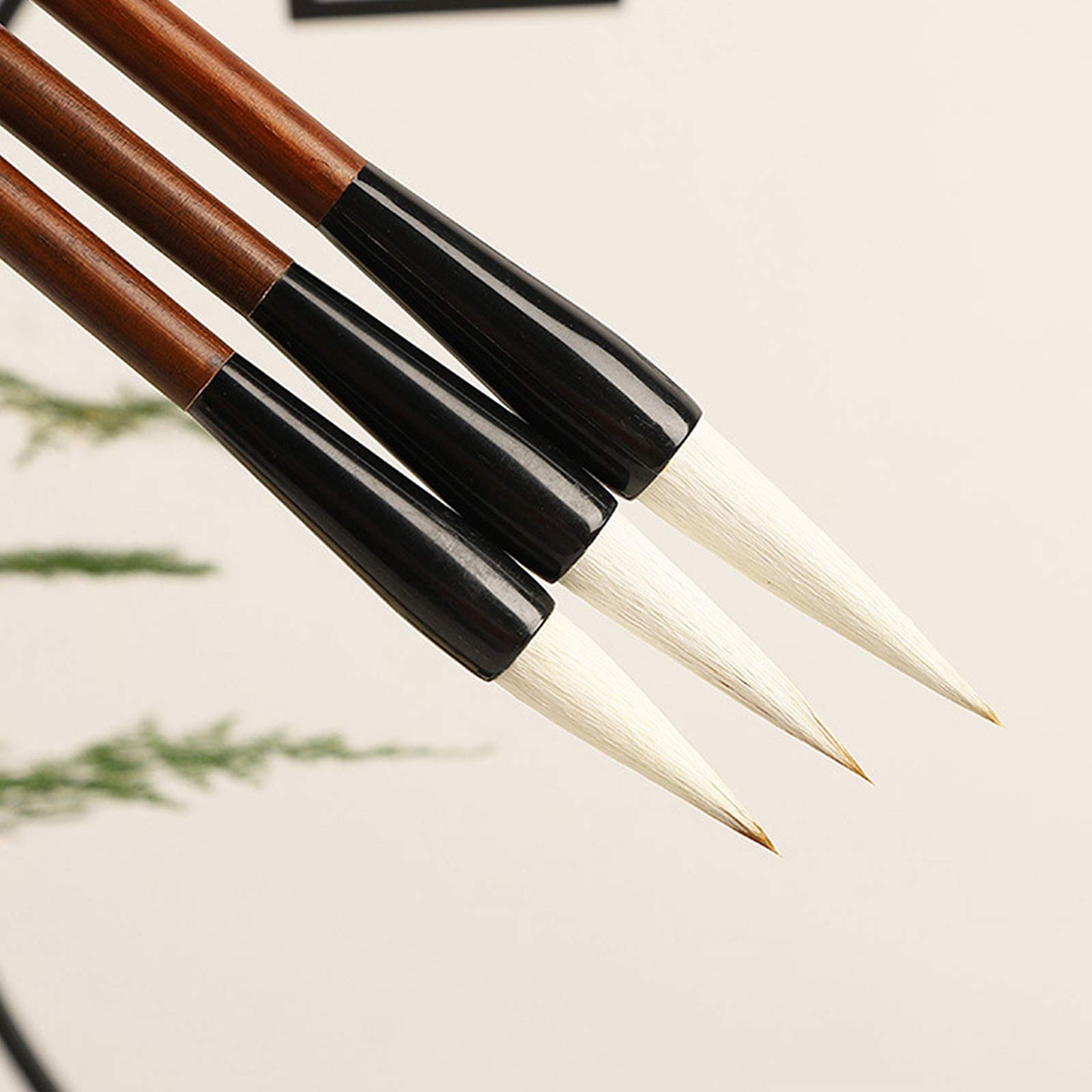 Zestaw do kaligrafii dla początkujących, chiński pędzel, pisanie/malowanie artykułów - zawiera pędzle, przyciski papieru, tusz w sztyfcie, pisaki(Black)