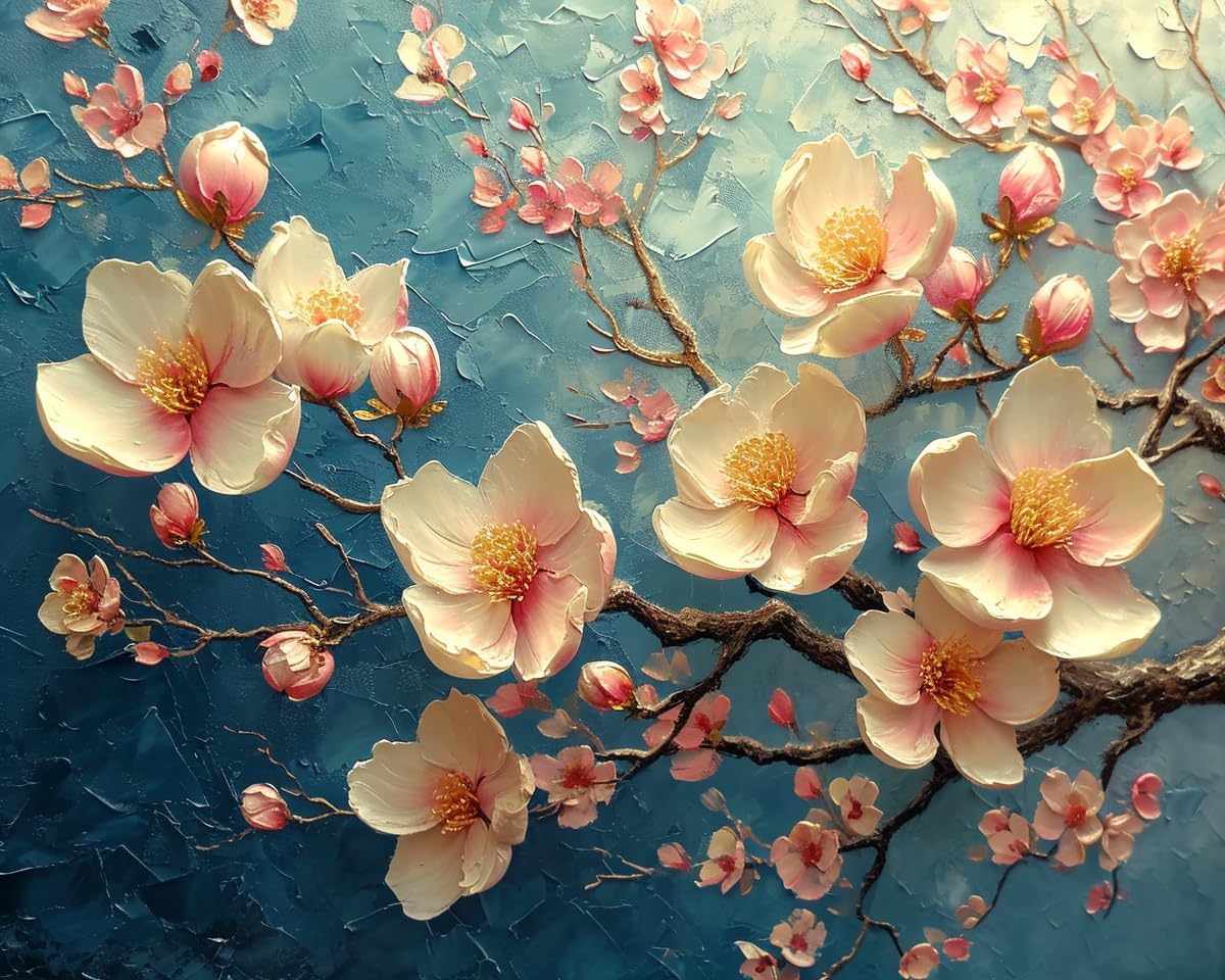 Embroidery Kit for Beginners, TimeLapse of Blossoming Tree