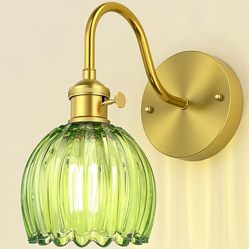 Miniatura 21 de Lámparas de Aplique de Pared para Dormitorio Baño, Iluminación Moderna de Tocador, Linternas de Montaje en Pared de Granja en Negro Mate con Mate