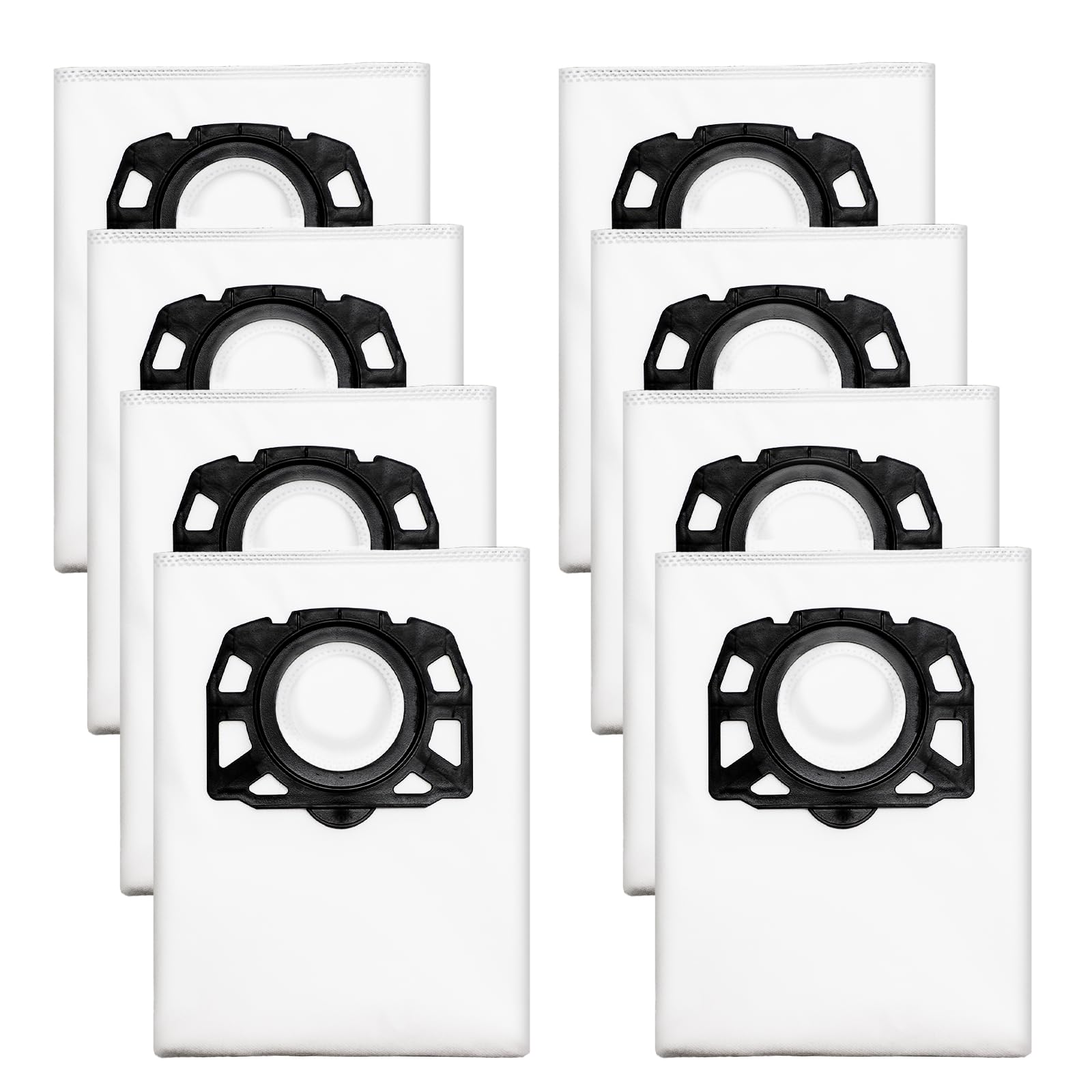 8 Pack KFI 357 Vacuum Cleaner Bags Compatible with WD4 Dust Bag Vacuum Cleaner Accessories for WD4000/WD5/WD6/MV5/MV6/MV4