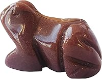 Vista 9 de 1 pieza de cristales de rana de aventurina verde natural y figuras de piedra curativa, 1.5 pulgadas talladas a mano con bolsillo para decoración