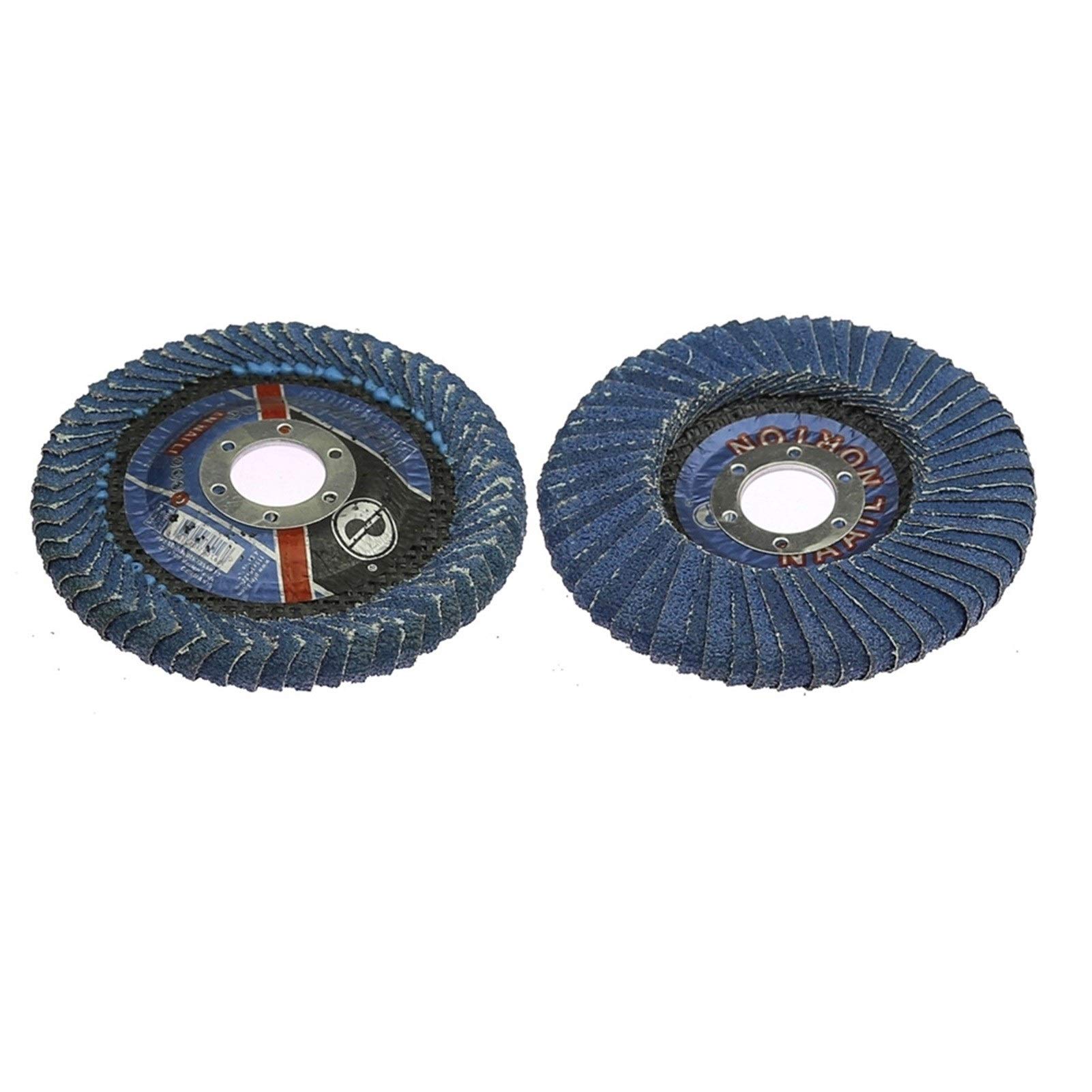BDAYEK Flap discs 1pc Zirconia Abrasive Flap Disc Double-Side Grinding Wheel for Metal Slot Polishing 115x22mm(P40)