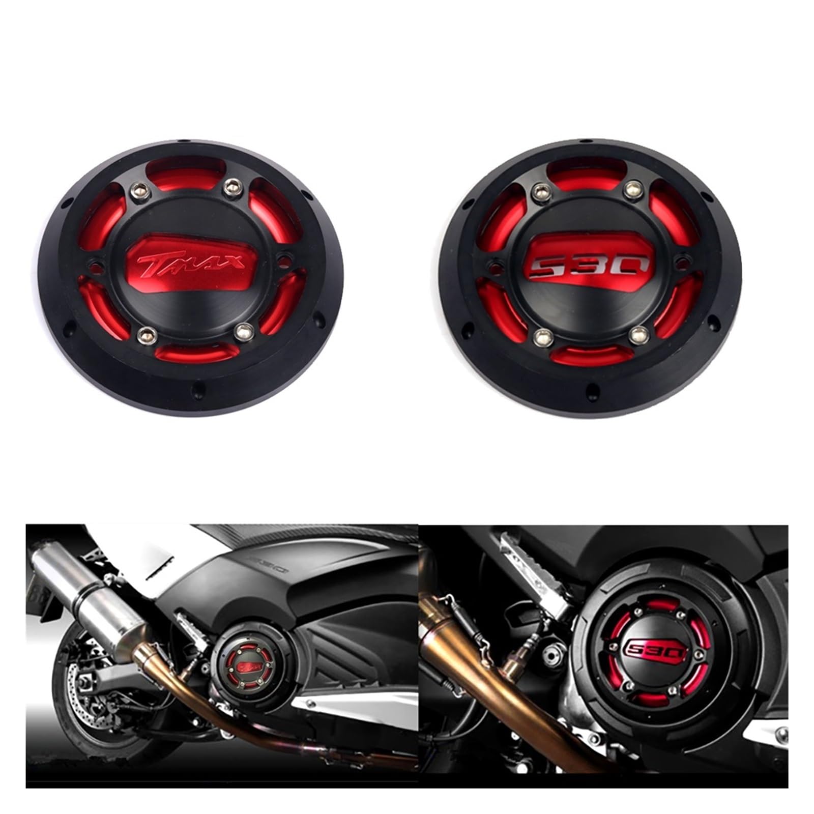 Coperchio Statore Motore Custodia Per TMAX530 TMAX500 T-MAX TMAX 530 500 Accessori Moto Motore Coperchio Di Protezione Statore Copertura Guard Slider Protector