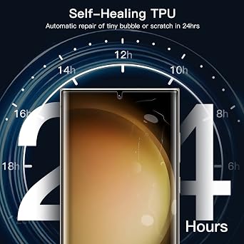 JETech TPU Screen Protector for Samsung Galaxy S23 Ultra, 2+2 Pack