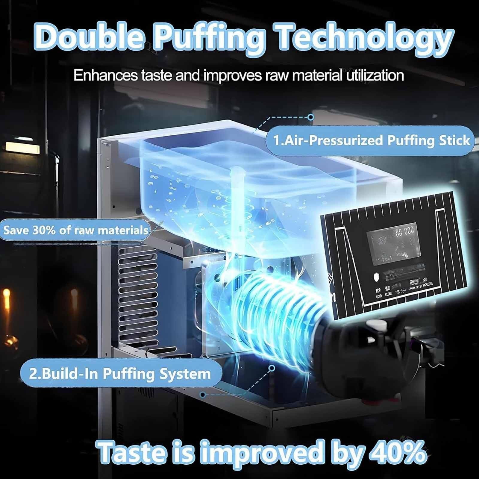 Fabricante de Helados de Servicio Suave, 450W/750W, Limpieza automática, Pantalla led, Capacidad 2.5L/3.5L, Ideal para Uso doméstico y Comercial