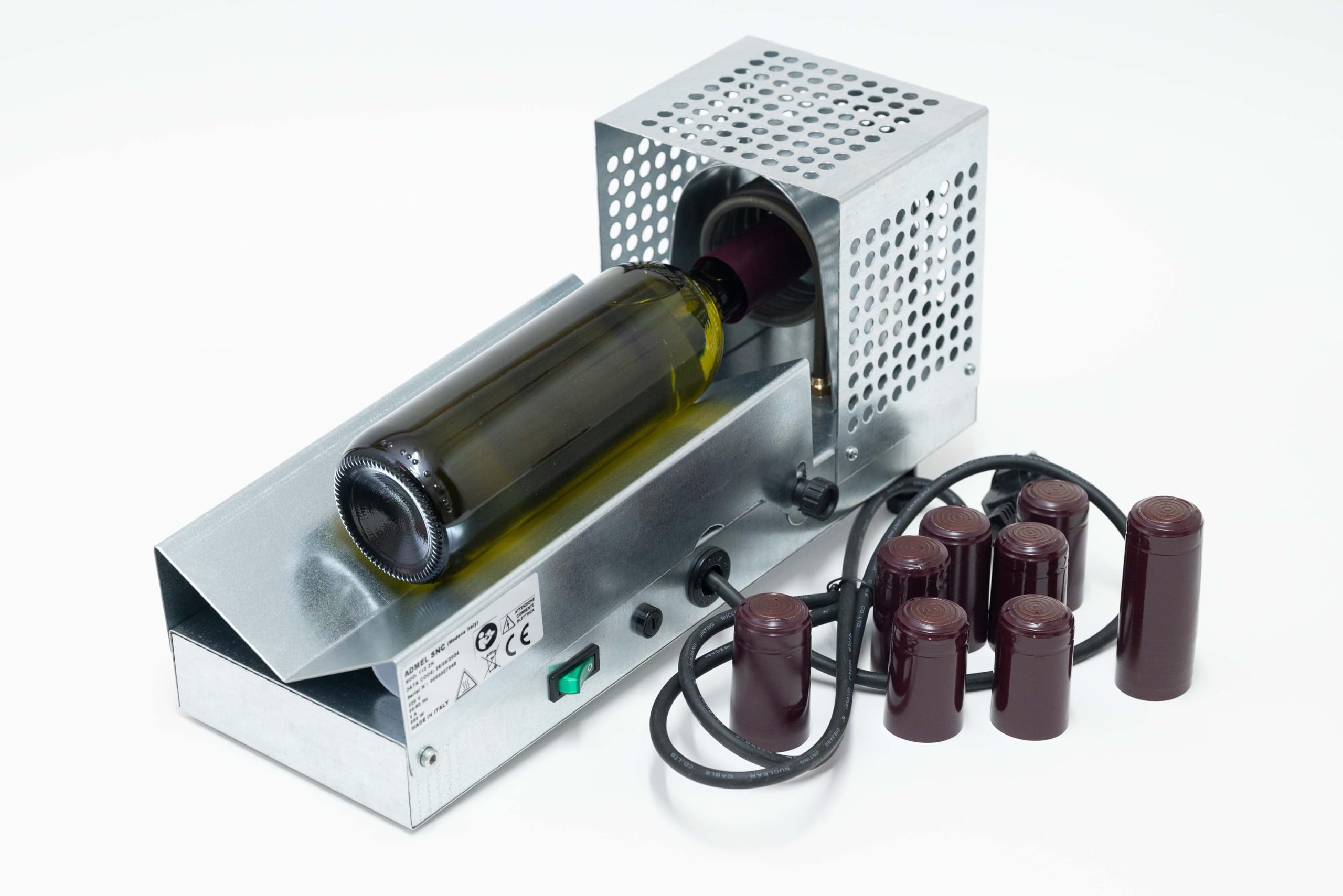 Generico Termocapsulatrice in Ferro zincato per Capsule termoretraibili nelle Bottiglie di Vetro per Vino e Olio