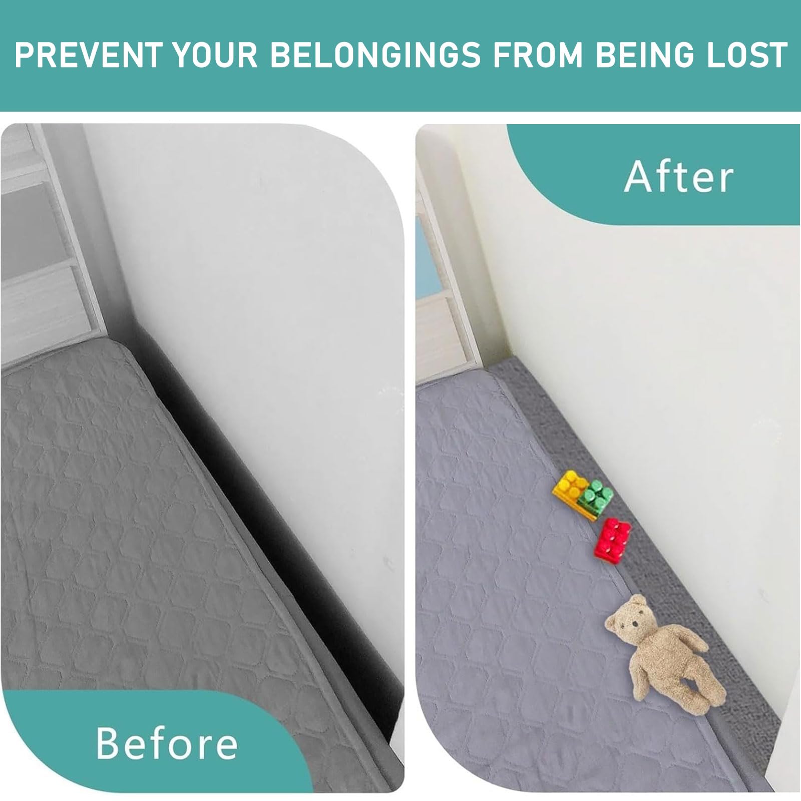Lange Matratze Bettfüller Füllstoff Extender Kopfteil Kissen Matratzenverlängerung Bettlückenfüller, Lückenfüller zwischen Kopfteil und Matratze oder Wand, Abnehmbarer Bezug(180x15x20cm/70x6x8in,#3)