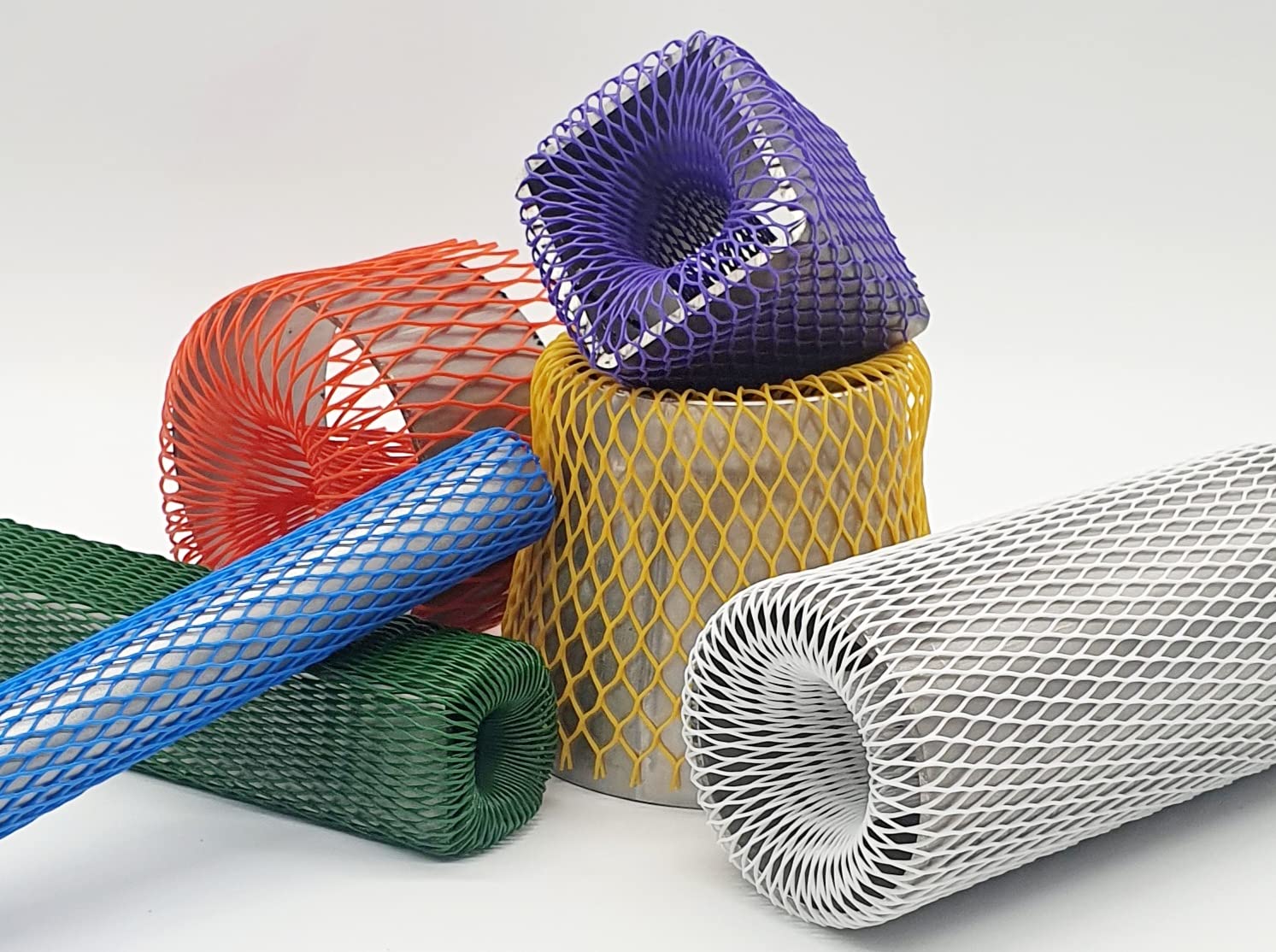 Netzschlauch Oberflächenschutznetz Verpackungsnetz Ø50-100 mm Weiß 50 Meter, Anwendungsbereich: Ø50-100 mm; Länge: 50 Meter