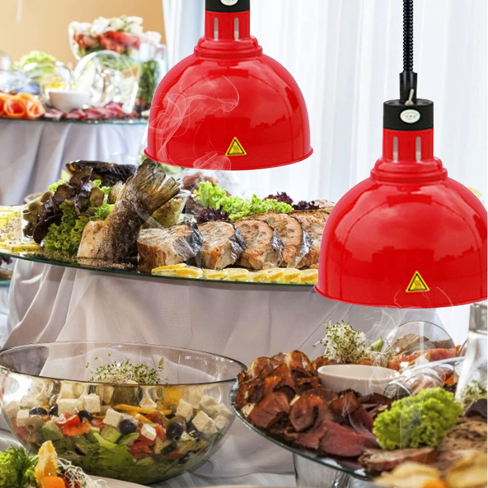 Scaldavivande Lampada Lampadina Di Calore Per Alimenti 250W