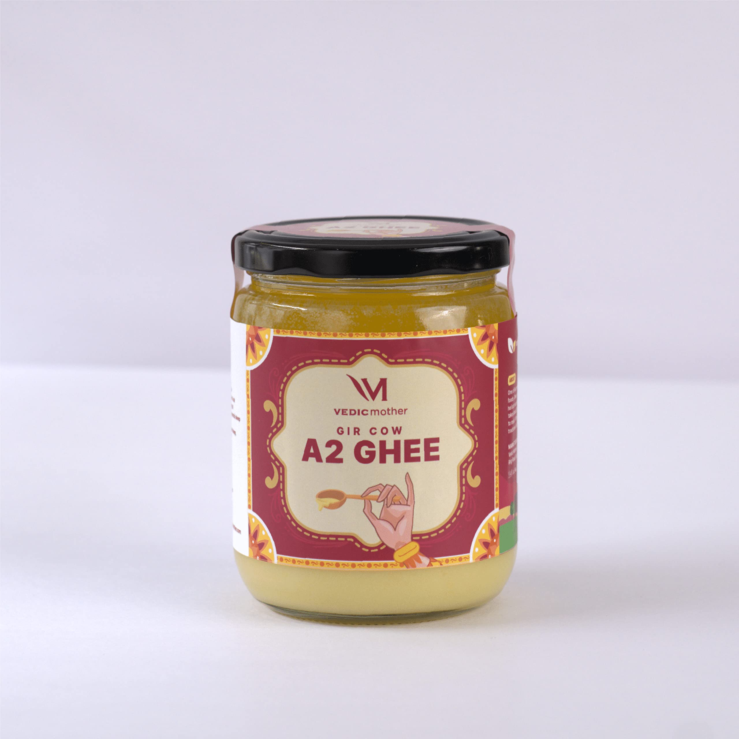Buy Vedic Mother A2 Shudh Desi Ghee (500ml) CurdChurned Prepared