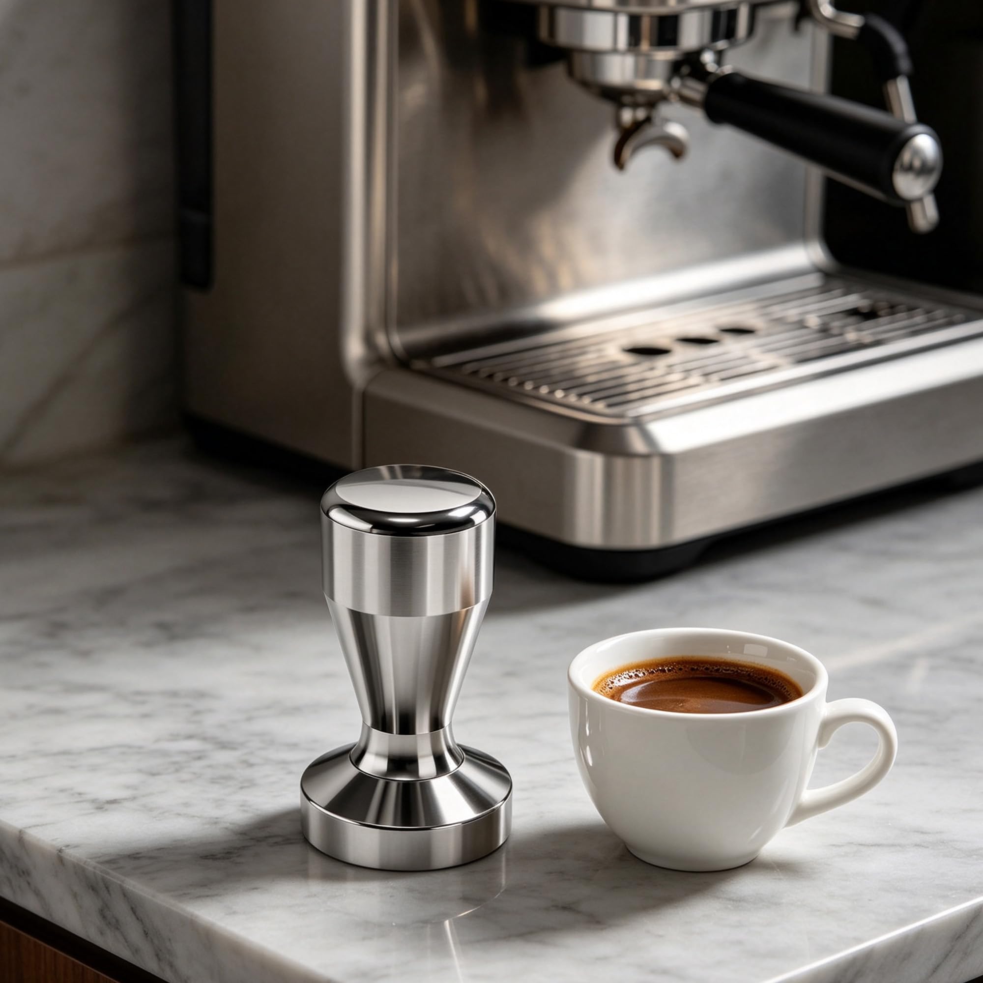 Stainless Steel Espresso Tamper - 49mm -5
