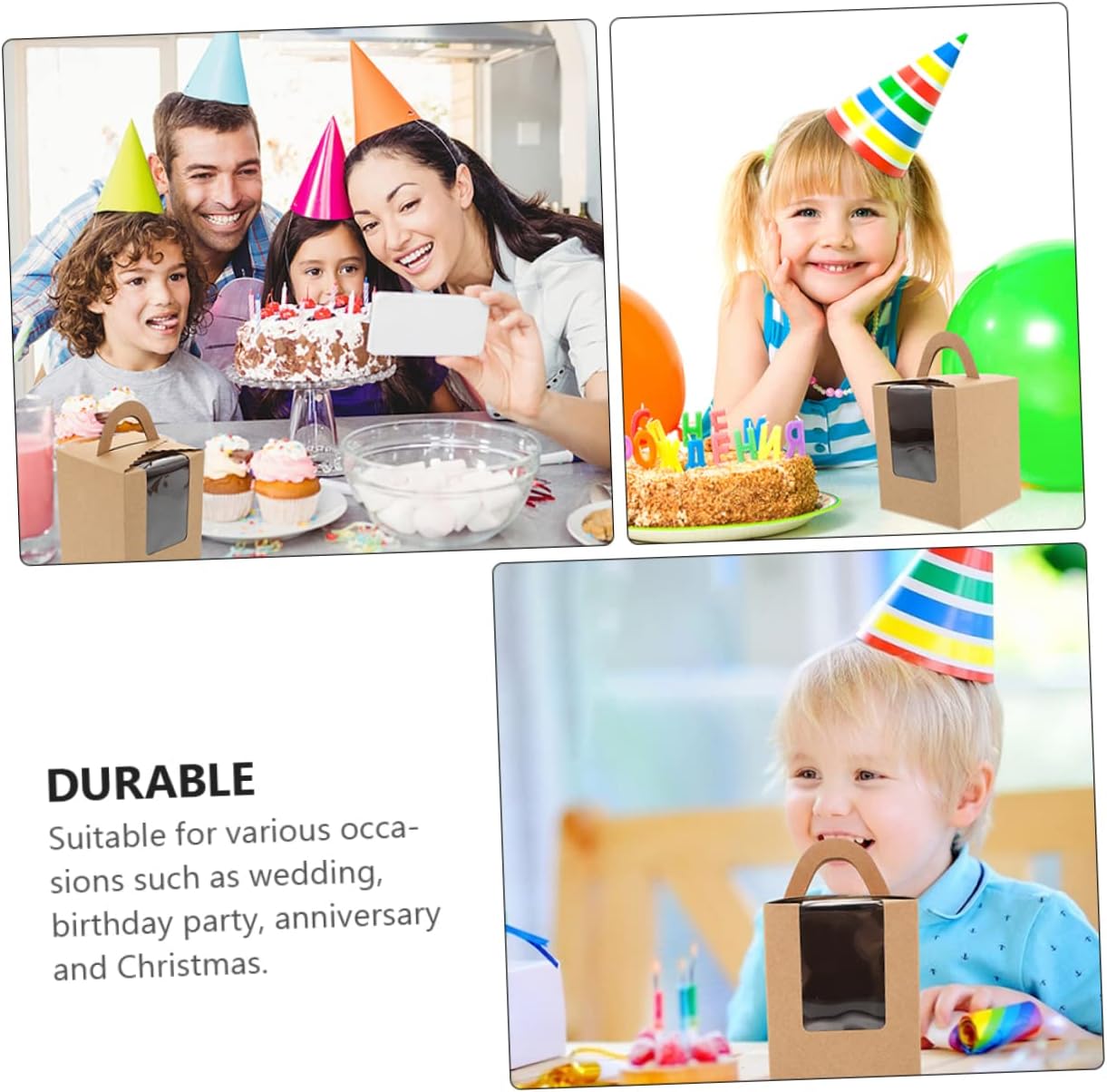 Elegant Egg Tart Storage Containers with Window Muffin Packaging Boxes for Desserts for Parties Weddings and Gifts