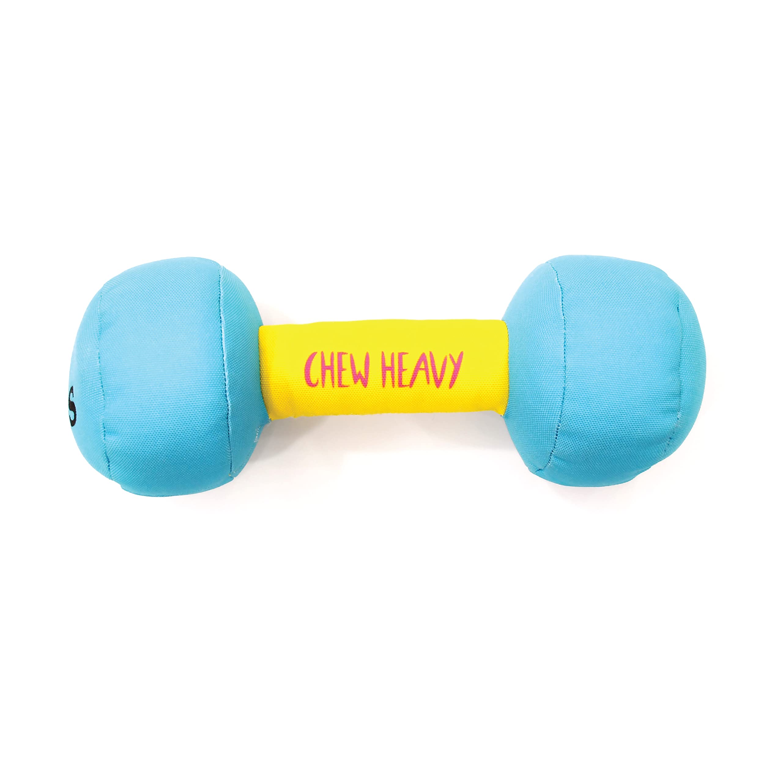 Goofy Tails Gym Series Dumbbell Plush Toy for Dogs | Crinkle Toy for Puppies | Great for Playing Fetch and Retrieve | Rattle Sound Toy for Dogs