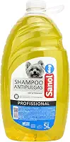 Sanol Dog Shampoo De Pêlos Para Cães Antipulgas 5 Litros Amarelo