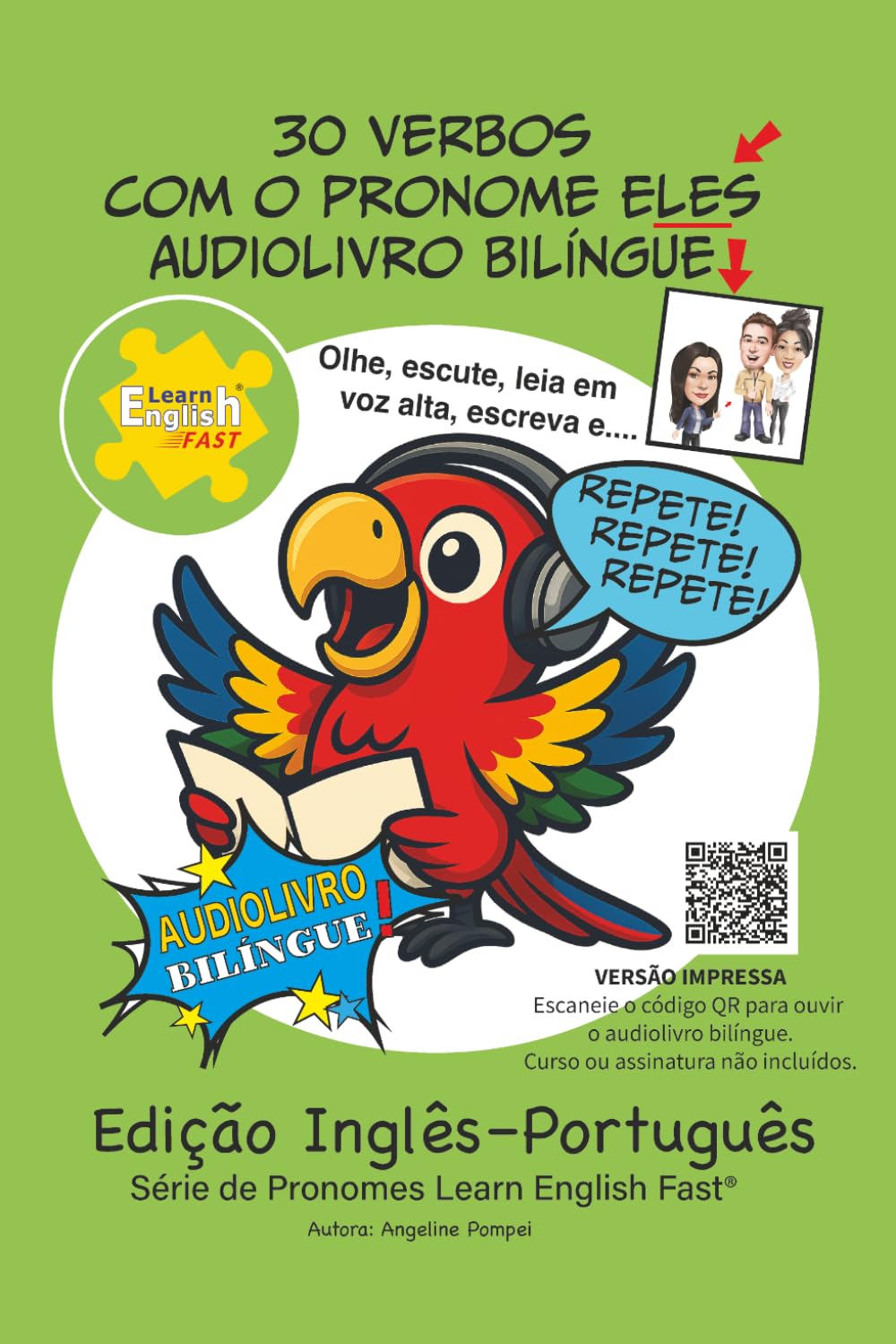 30 verbos com os pronome eles: Audiolivro bilíngue