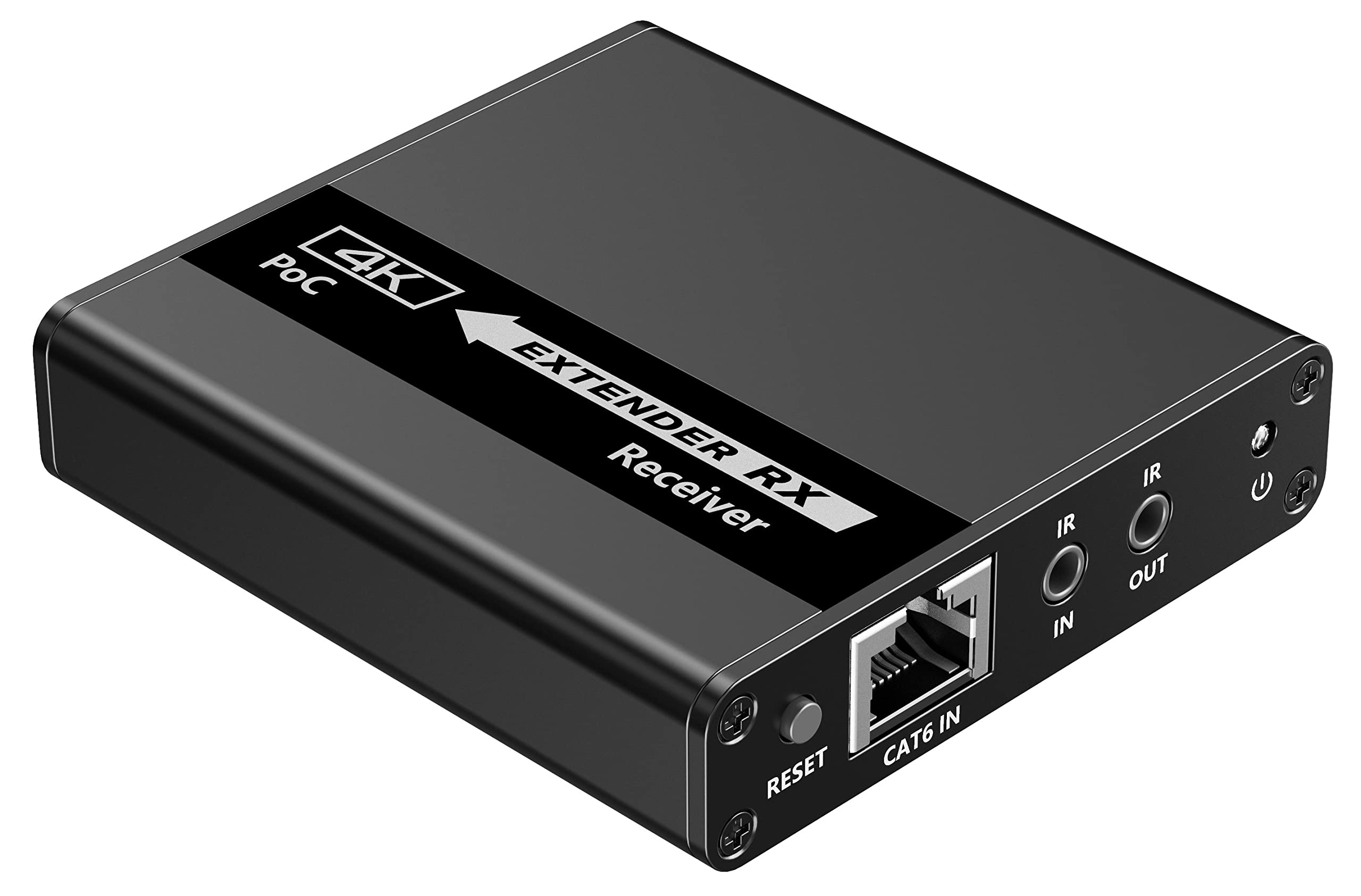 PremiumCord 4K HDMI 1-4 Splitter + Extensor vía Cat6/6a/7, Ultra HD 4K @ 30Hz a 70m, Carcasa Metálica, 2 Receptores con Fuente de Alimentación, Dolby TrueHD, 3D, EDID, CEC, HDCP2.2