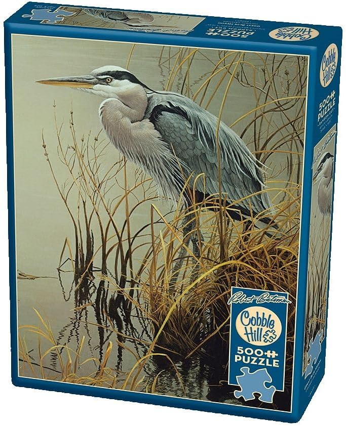 Cobble Hill Great Blue Heron 500 Piece Jigsaw Puzzle