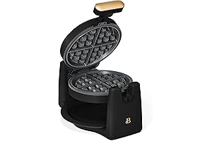 Gourmet Drew Barrymore Waffle Maker with Rotating Feature