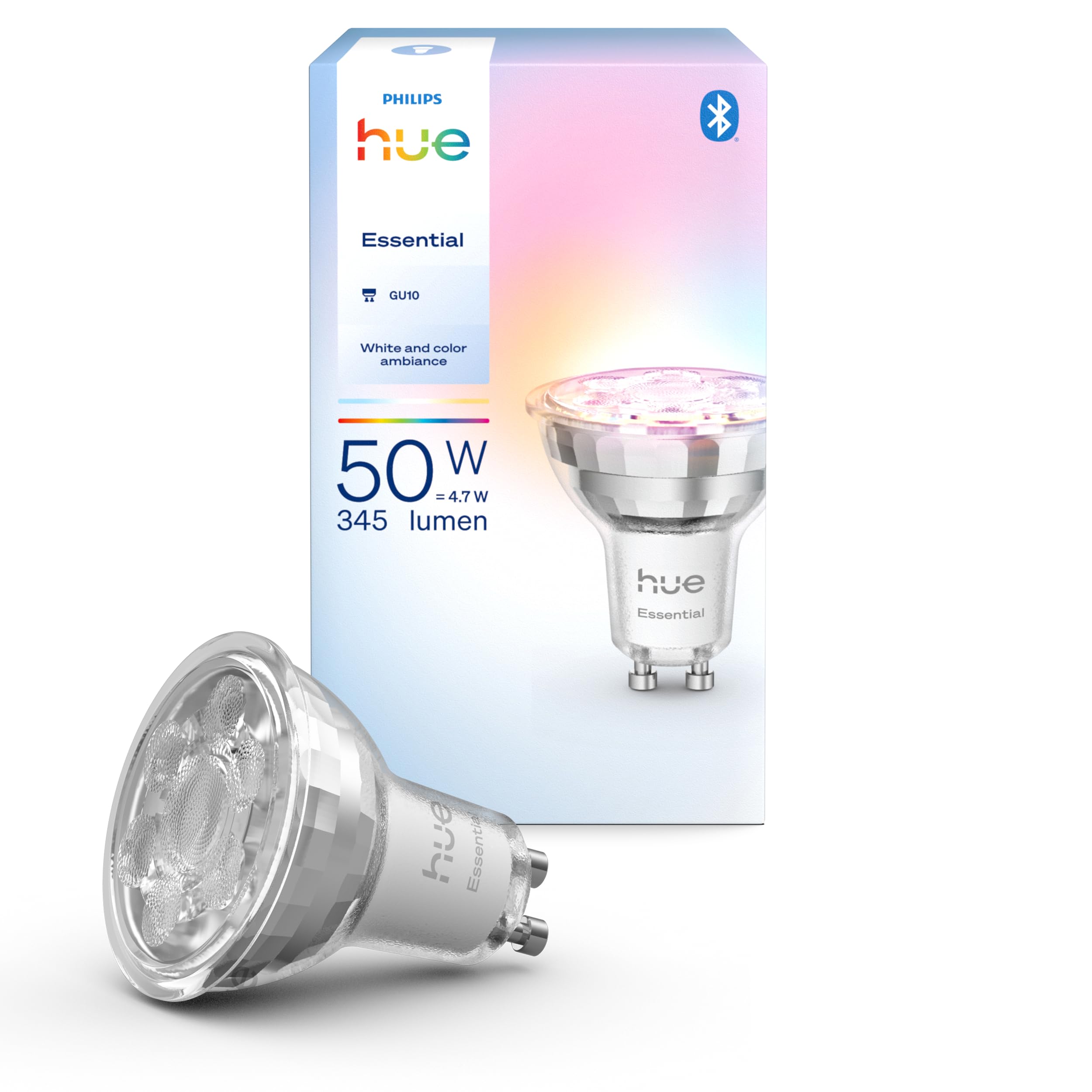 Philips Hue Essential 4.7W GU10 345 Lumen Renkli Akıllı Spot…