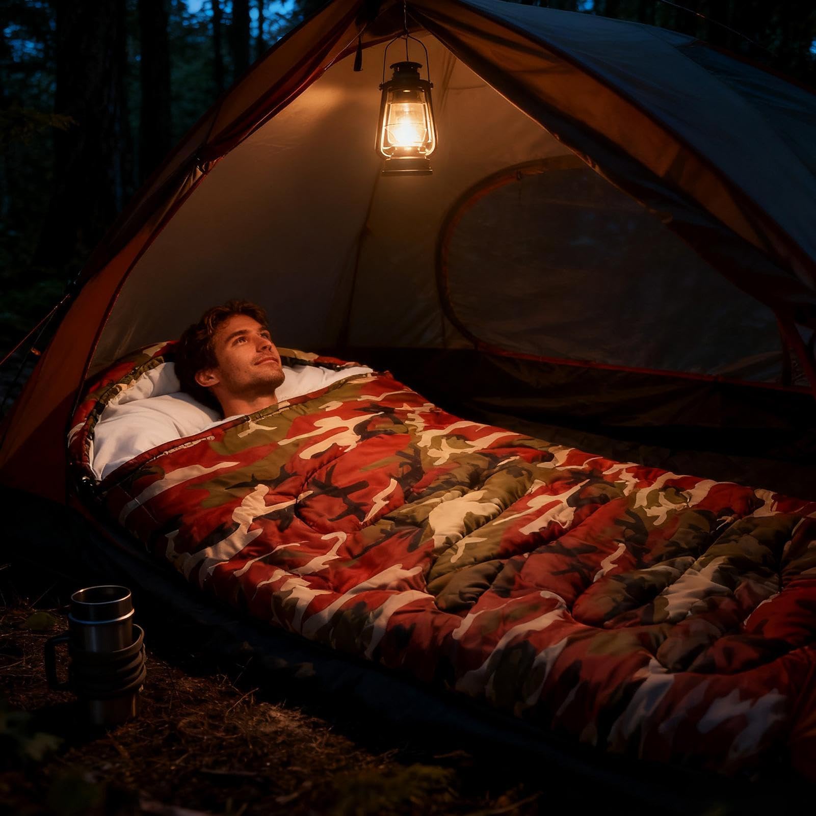 Sac de couchage pour le camping - Équipement de camping en plein air - Sacs de couchage pour les randonnées, les randonneurs, les survivants, les voyageurs, la survie sauvage, le temps inattendu, la