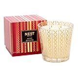 NEST New York Scented Luxury 4-Wick Candle, Holiday - 43.7 oz - Up to 120-Hour Burn Time - Reusable Glass Vessel