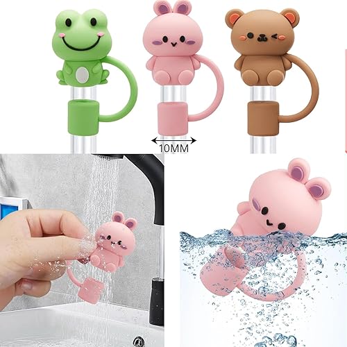 Miniatura 2 de Juego de 6 tapones antiderrames para vaso Stanley H2.0 de 40 onzas y 30 onzas con asa, tapón a prueba de fugas que incluye 2 tapas de pajilla, 2