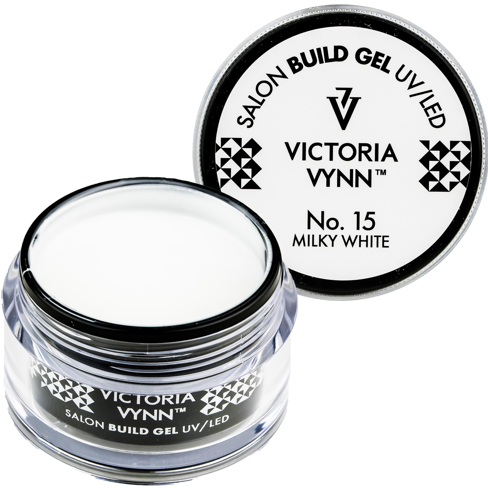 Victoria Vynn Build Gel UV/LED GEL BUILDER - Estensione per la costruzione delle unghie (n. 15 Bianco Latte, 50ml)