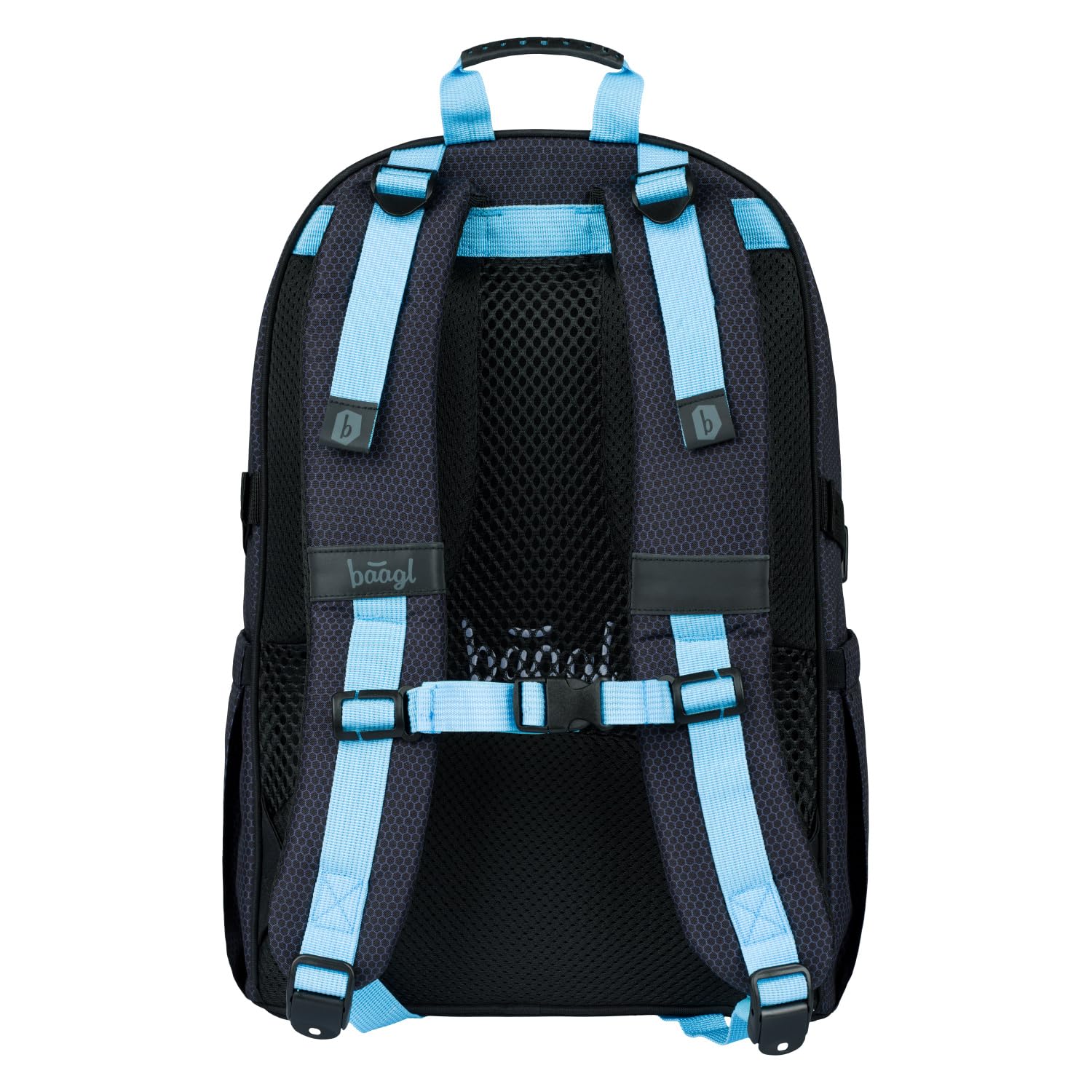 Baagl Schulrucksack Set Jungen Mädchen 3 Teilig, Schultasche ab 3. Klasse, Grundschule Ranzen mit Brustgurt, Ergonomischer Schulranzen