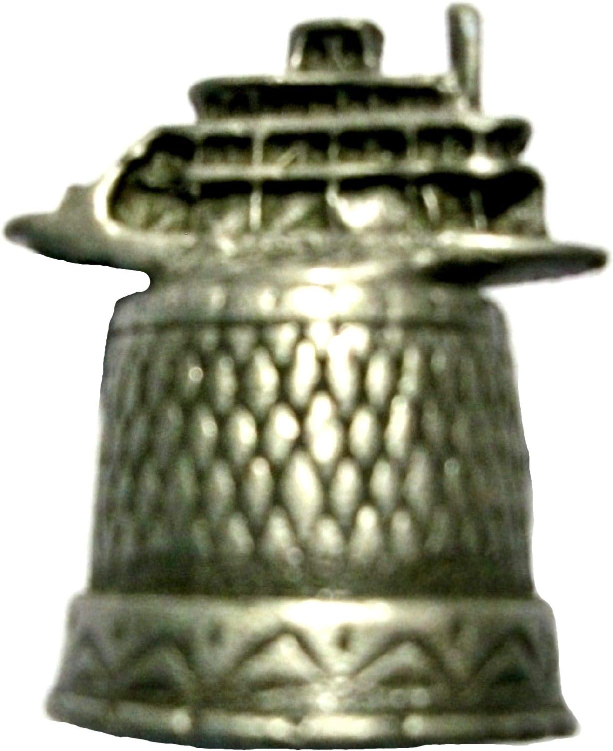 Teddy Bear Pewter Thimble