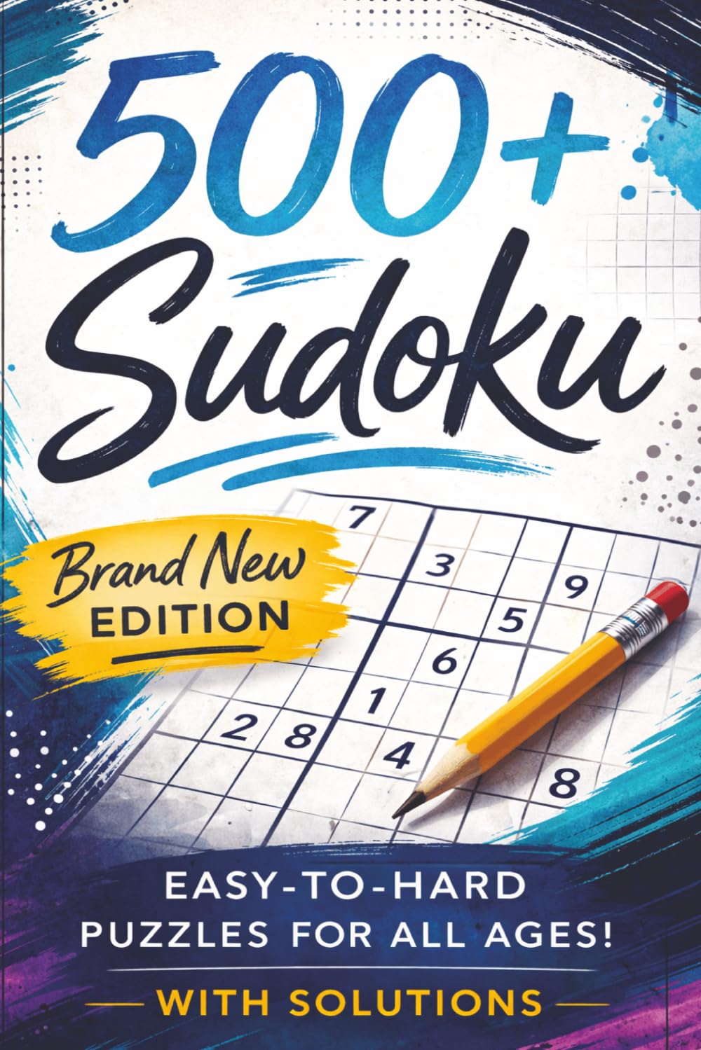 500+ Sudoku Puzzles: Easy-to-Read Sudoku Puzzles | 6x9 inches | 500+ puzzles | ideal for travel, car rides, campfires, or as a stocking stuffer or gift!
