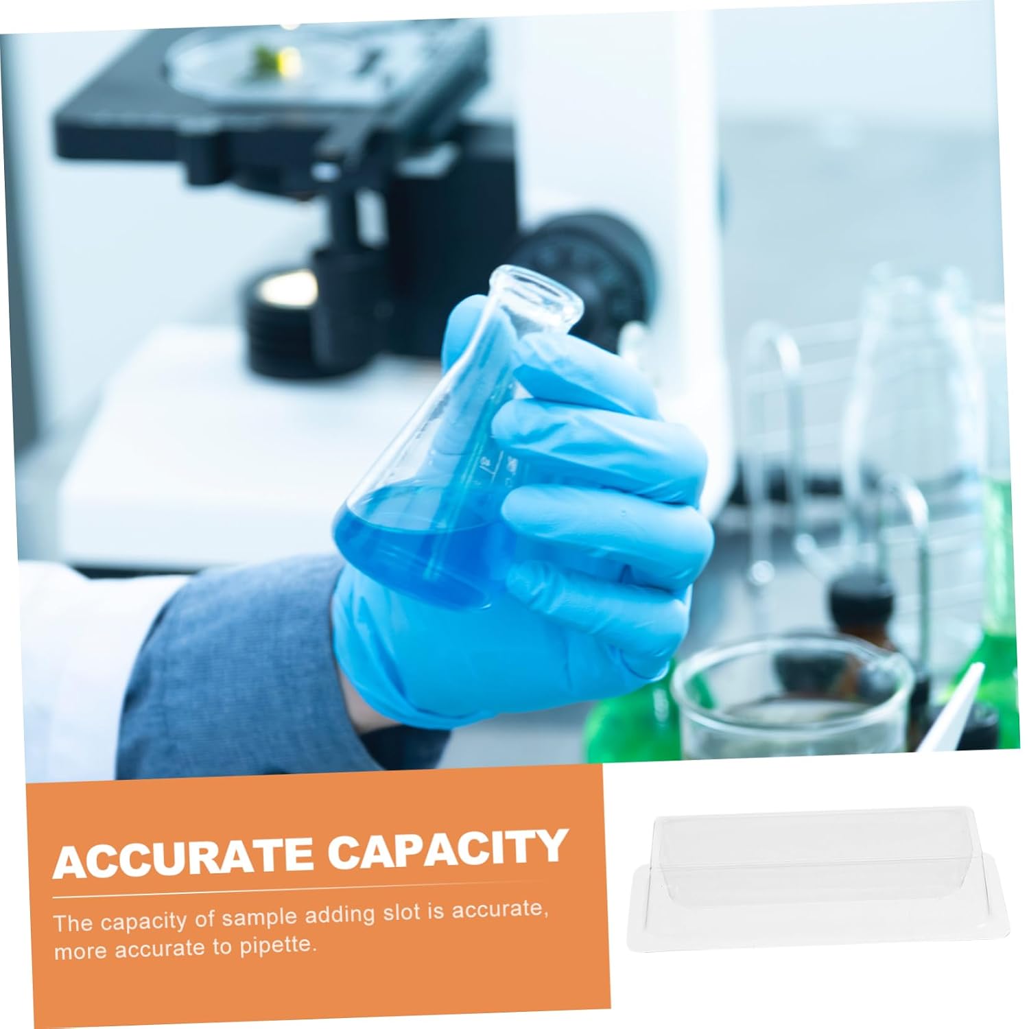 40pcs Liquid Transfering Slots Sample Adding Reagent Containers for Accurate Pipetting Lab Experiments Sterilized Plastic Design