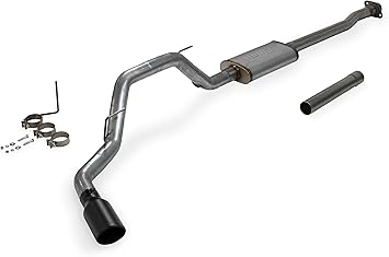 Flowmaster 717864 FlowFX Cat-Back Exhaust Kit 3 Inch 409 Stainless Steel 4.5 Inch Black Ceramic Coated 304 Stainless Steel Tip Compatible with 2009-2014 Ford F-150 3.5L Ecoboost 4.6L 5.0L 5.4L