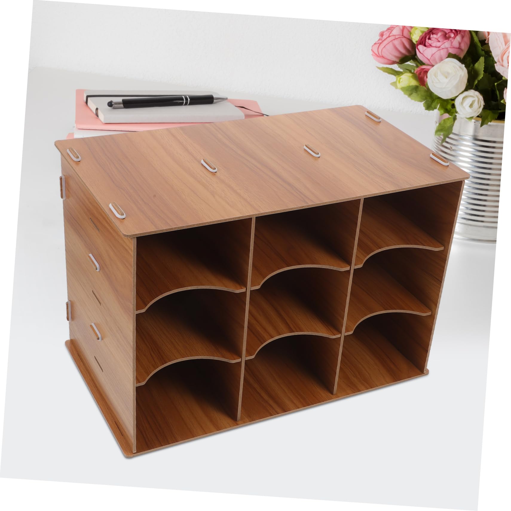 Tofficu Scatola Porta Documenti Multifunzionale Per Ufficio Organizer Da Scrivania Tre Scomparti Per Studenti e Professionisti Design Elegante e Spazioso