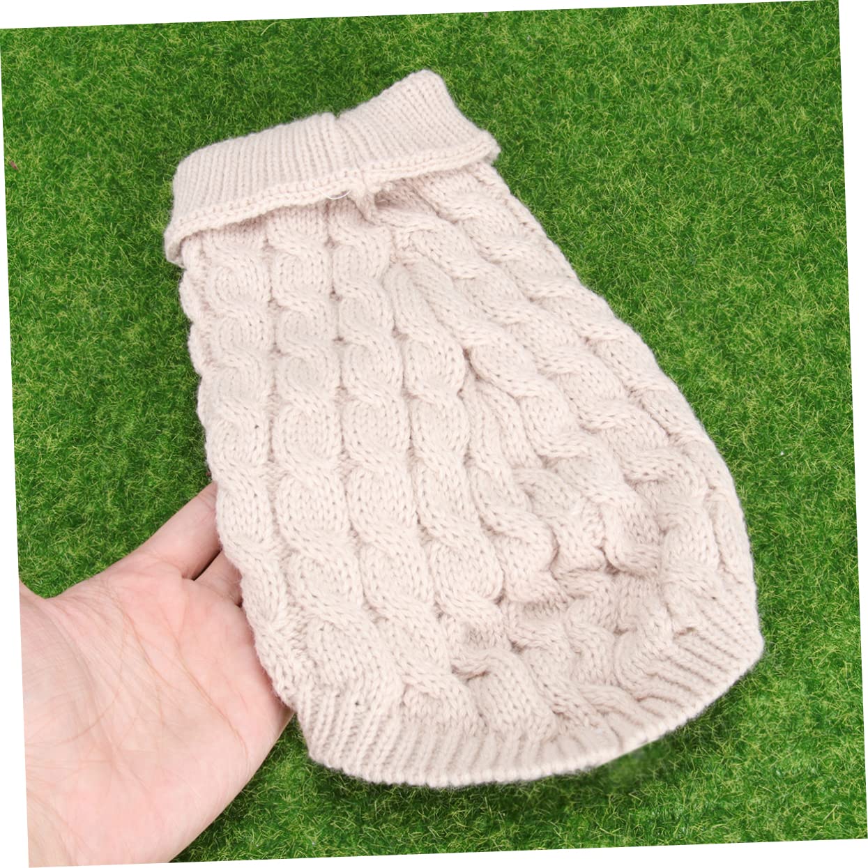 FOMIYES 3 Pz Maglione Natalizio Animale Domestico con Cappuccio Cappotto in Maglia per Cani Maglione Rosa Cappotto Rosa Natale Vestiti Panno per Cani da Festa Il Cane Capi di Abbigliamento