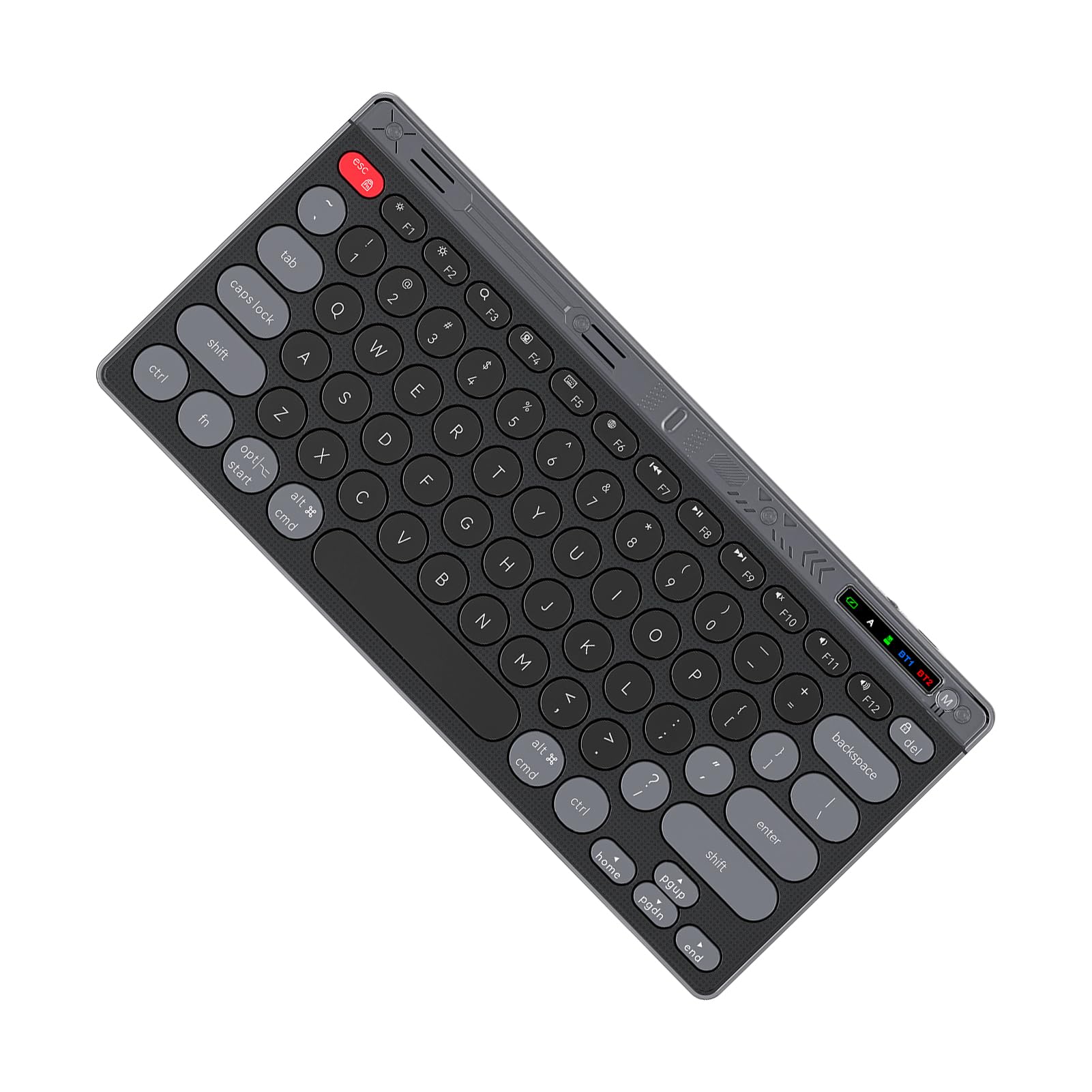 Matybobe Tastiera Wireless a Forbice Tastiera Aziendale a Forbice (Nera)