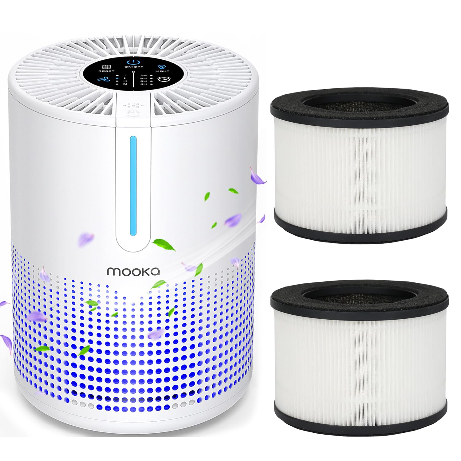 Amazon.com: MOOKA M01 Air Purifiers for Bedroom Home 430 Sq.Ft