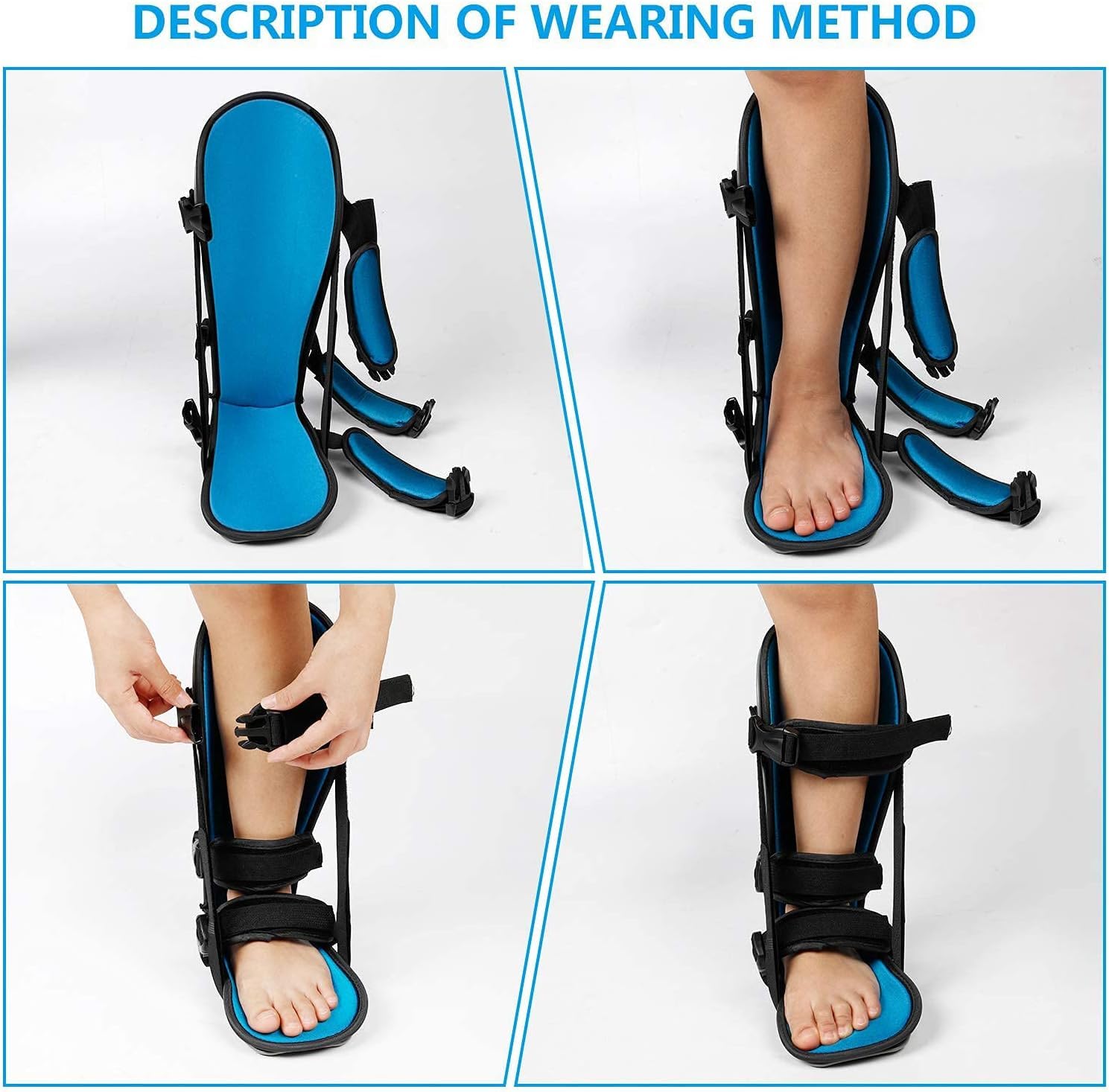 Fascite plantare Notte Stecca Piede Supporto Avvio Tendinite Brace per Fascia Tendine e Vitello Stretching Heel Bone