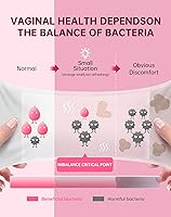 Vista 2 de Probióticos vaginales para mujeres, equilibrio de pH con mezcla de probióticos Lactobacillus para promover un olor vaginal saludable, flora vaginal