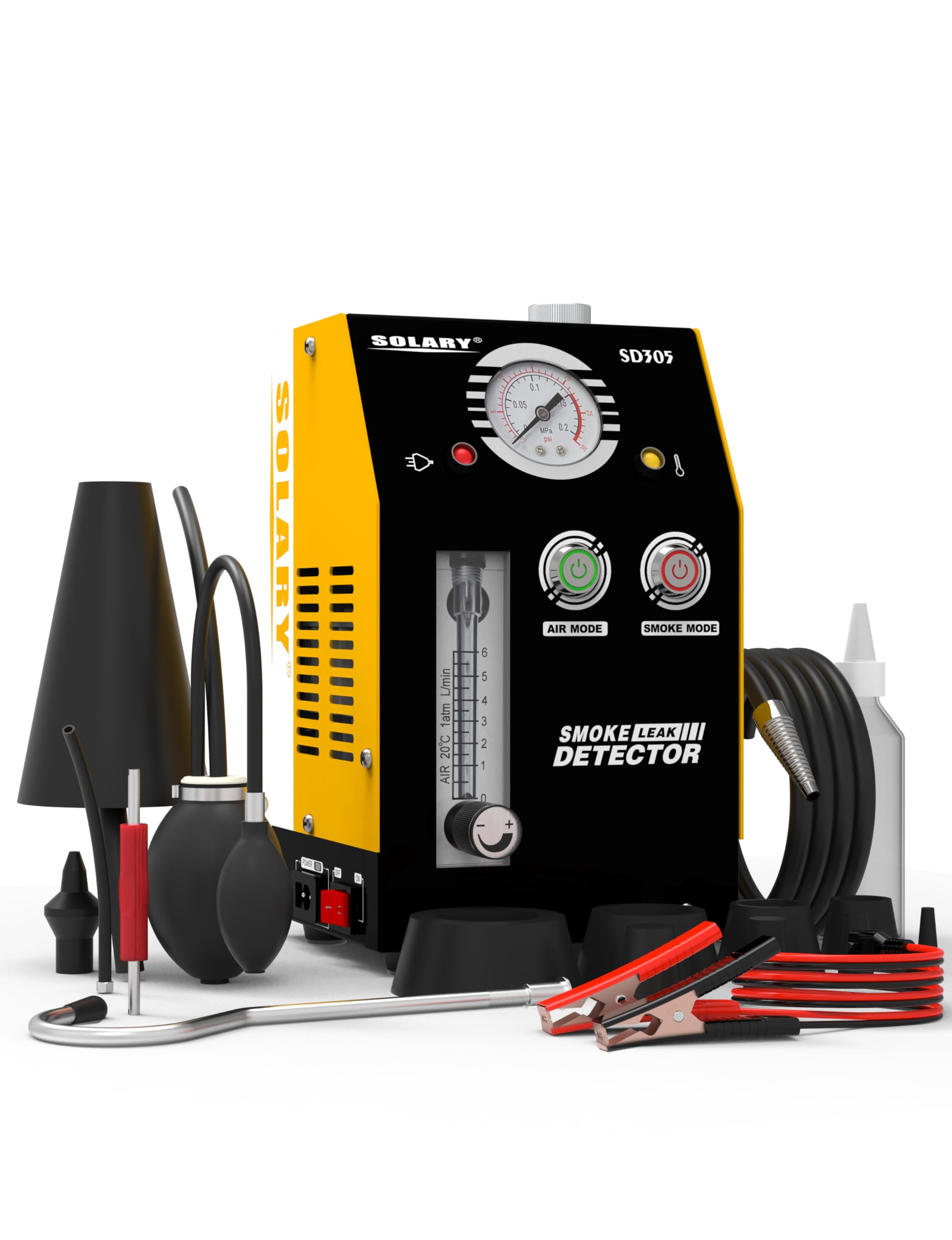 SOLARY SD305 EVAP máquina de humo detector de fugas tubo probador de vacío herramienta de diagnóstico (aceite no incluido)