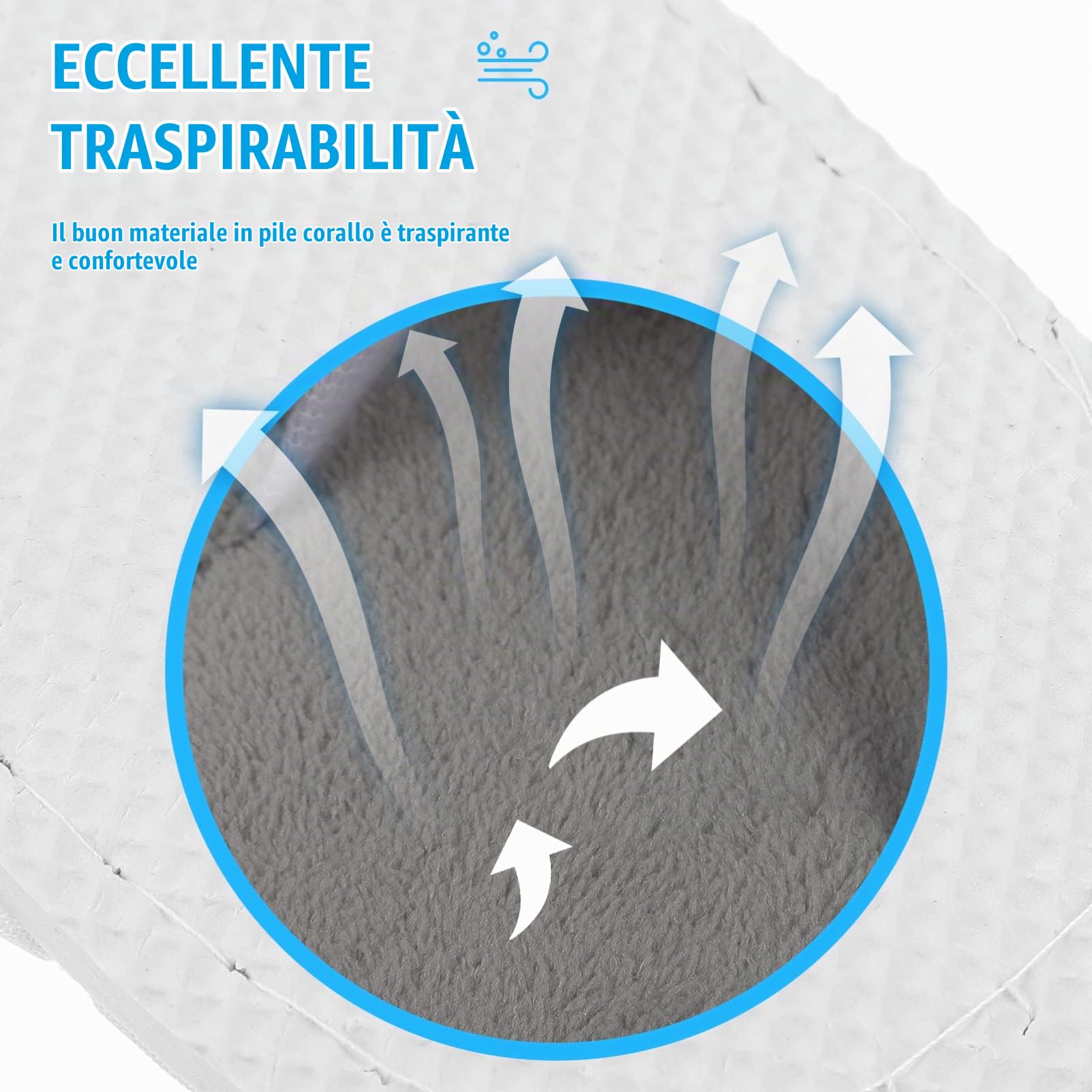 Artibetter 6 Paia di Pantofole Usa E Getta Antiscivolo Pantofole Spa Usa E Getta Pantofole da Casa Usa E Getta Pantofole in Pile Corallo Punta Chiusa per Hotel Casa Uso Degli Ospiti