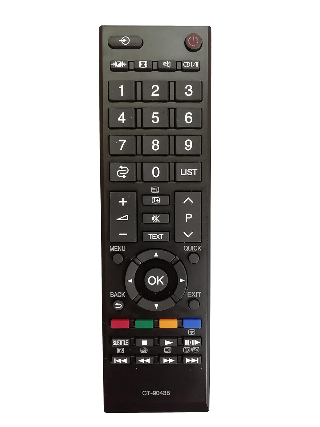 LipiWorld® CT-90438 LCD LED Smart TV Remote Control Compatible for Toshiba LipiWorld® CT-90438 LCD LED Smart TV Remote Control Compatible for Toshiba